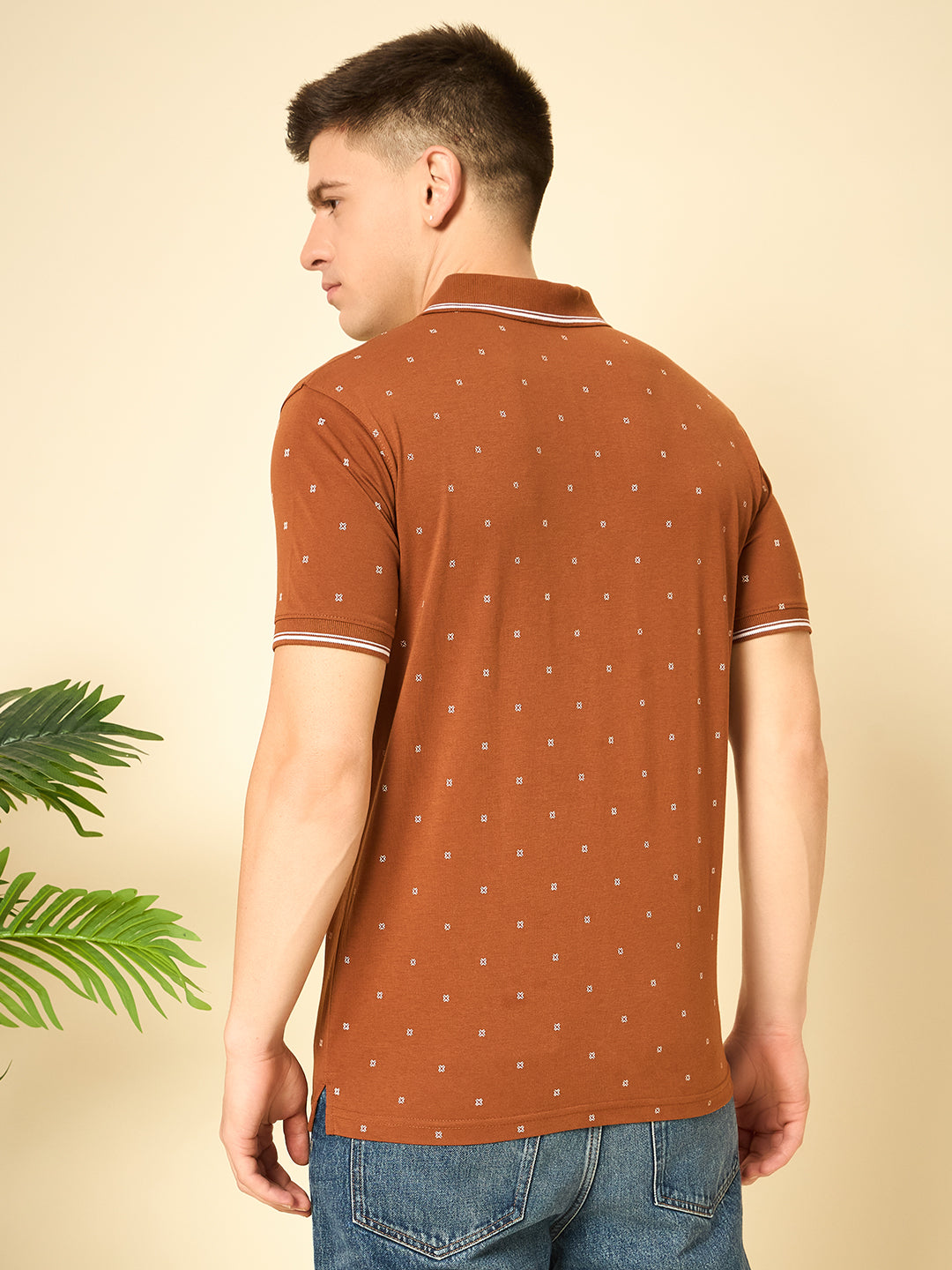 Men Printed Polo