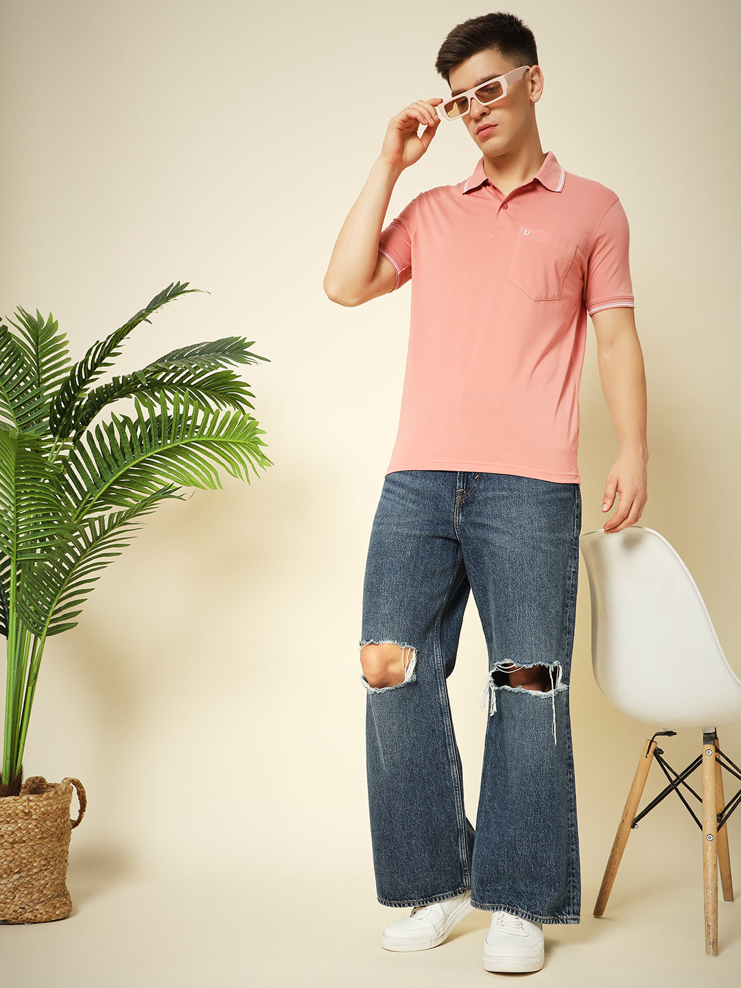 Men Premium Solid Polo