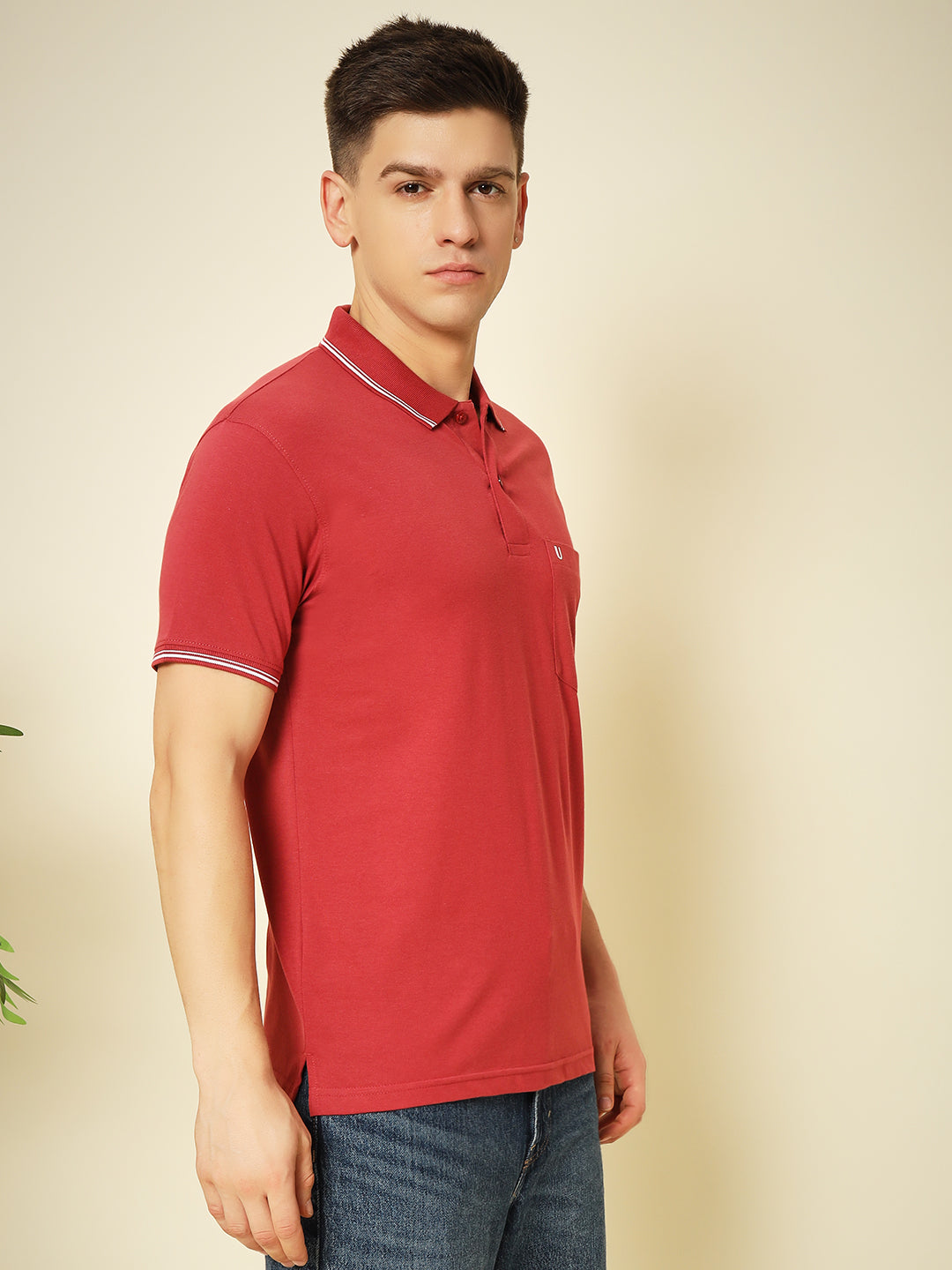 Men Premium Solid Polo
