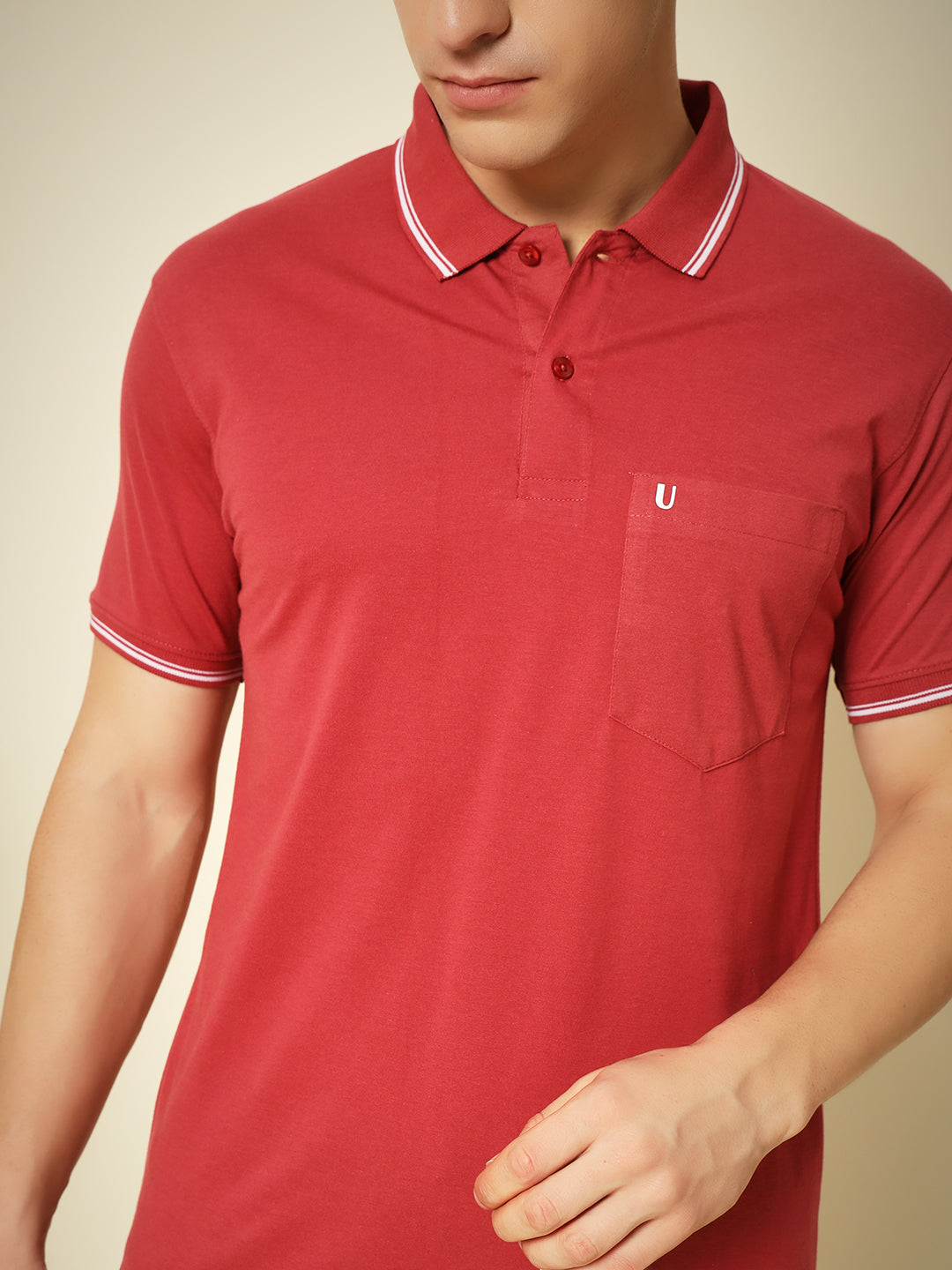 Men Premium Solid Polo