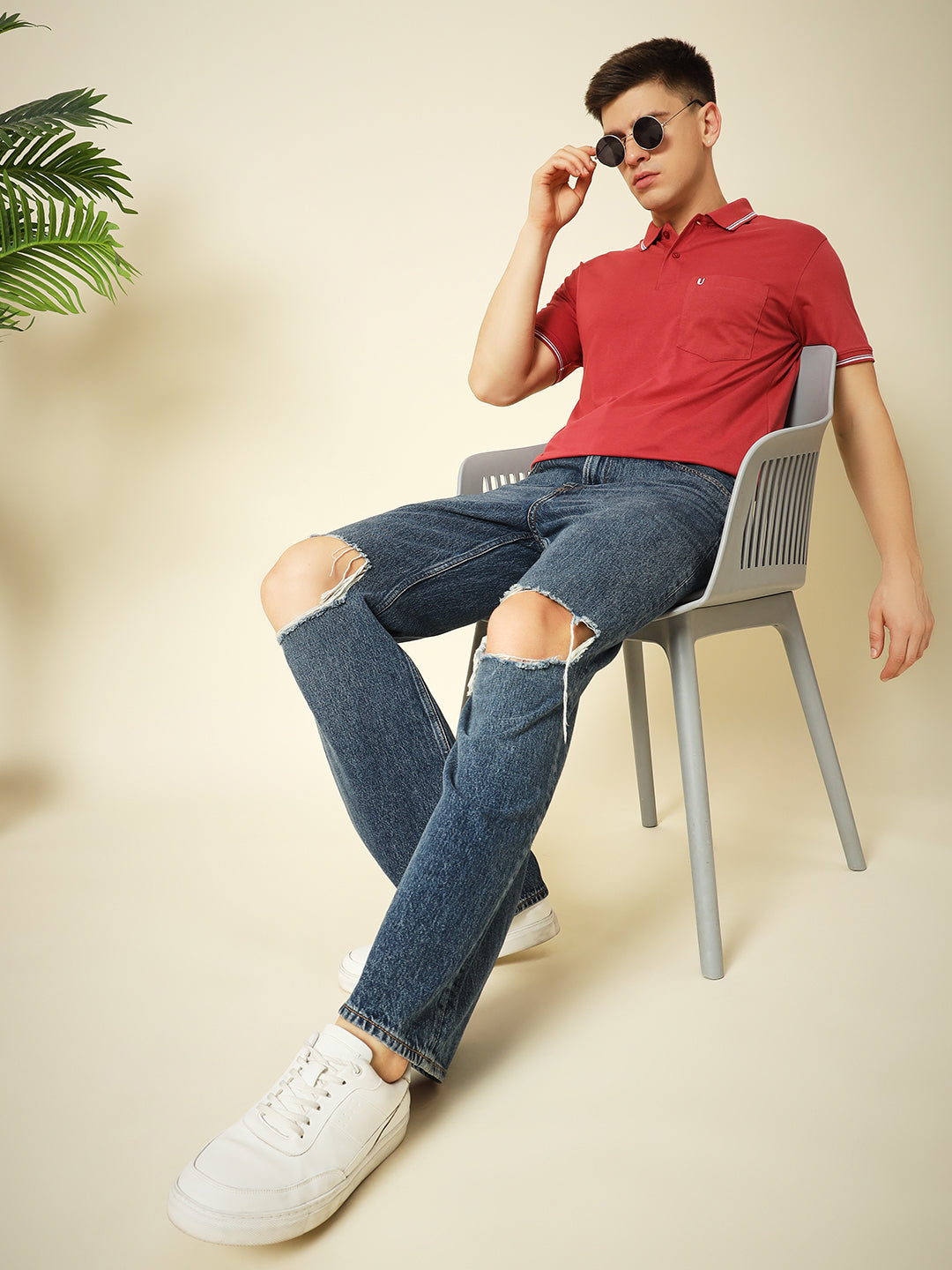 Men Premium Solid Polo