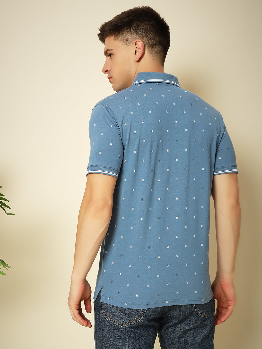 Men Printed Polo