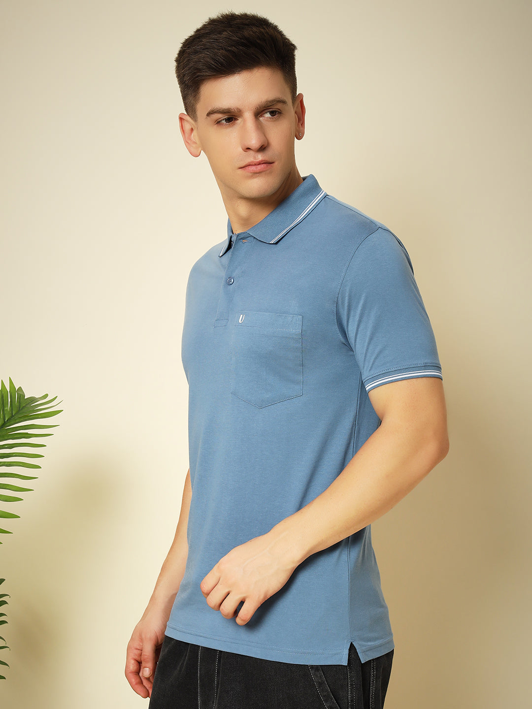 Men Premium Solid Polo