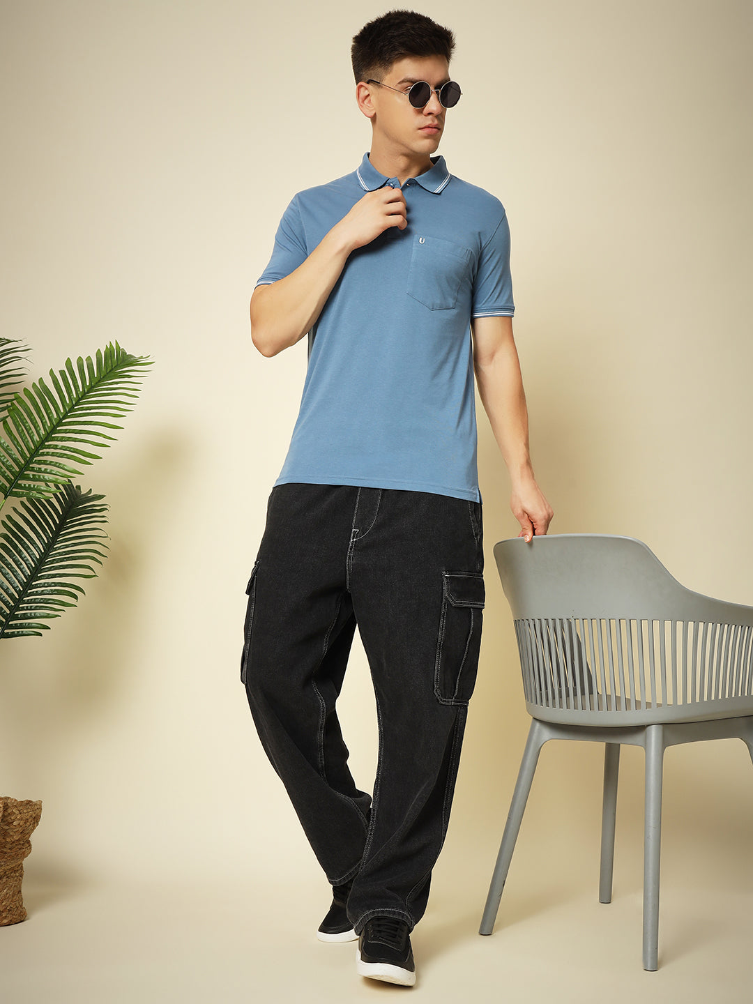 Men Premium Solid Polo