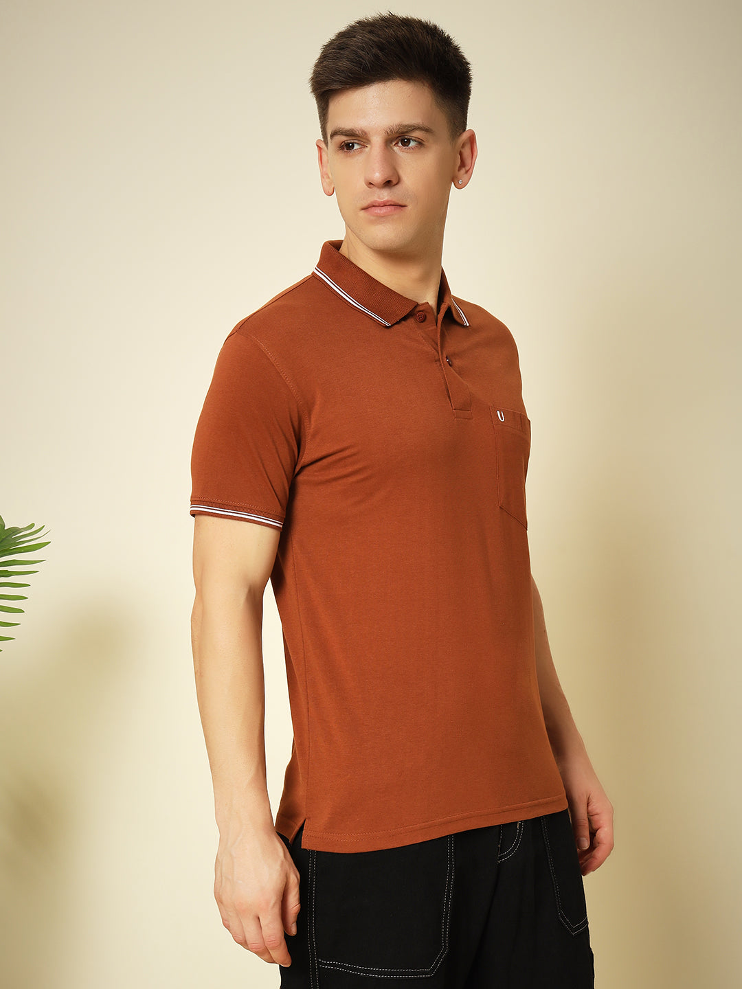 Men Premium Solid Polo