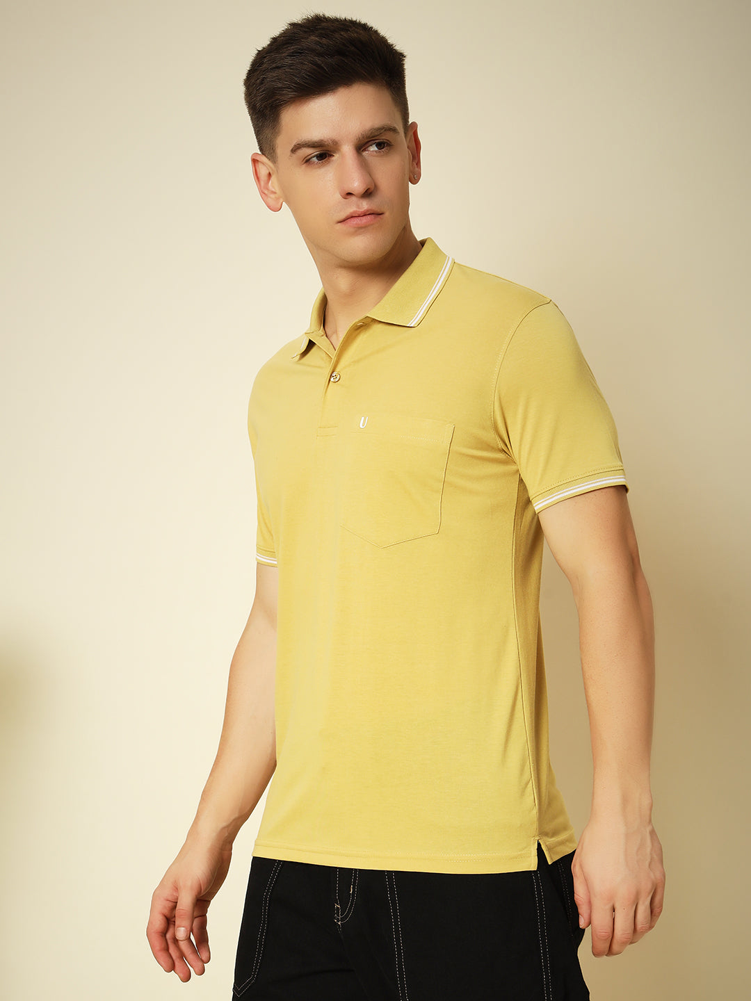 Men Premium Solid Polo