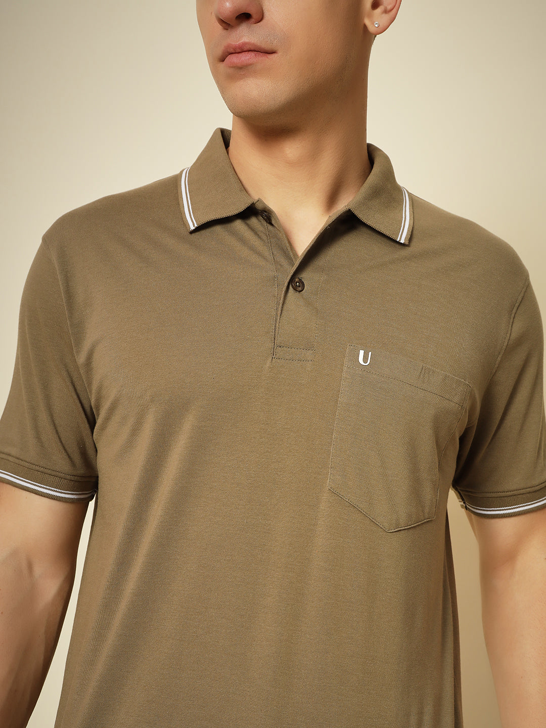 Men Premium Solid Polo