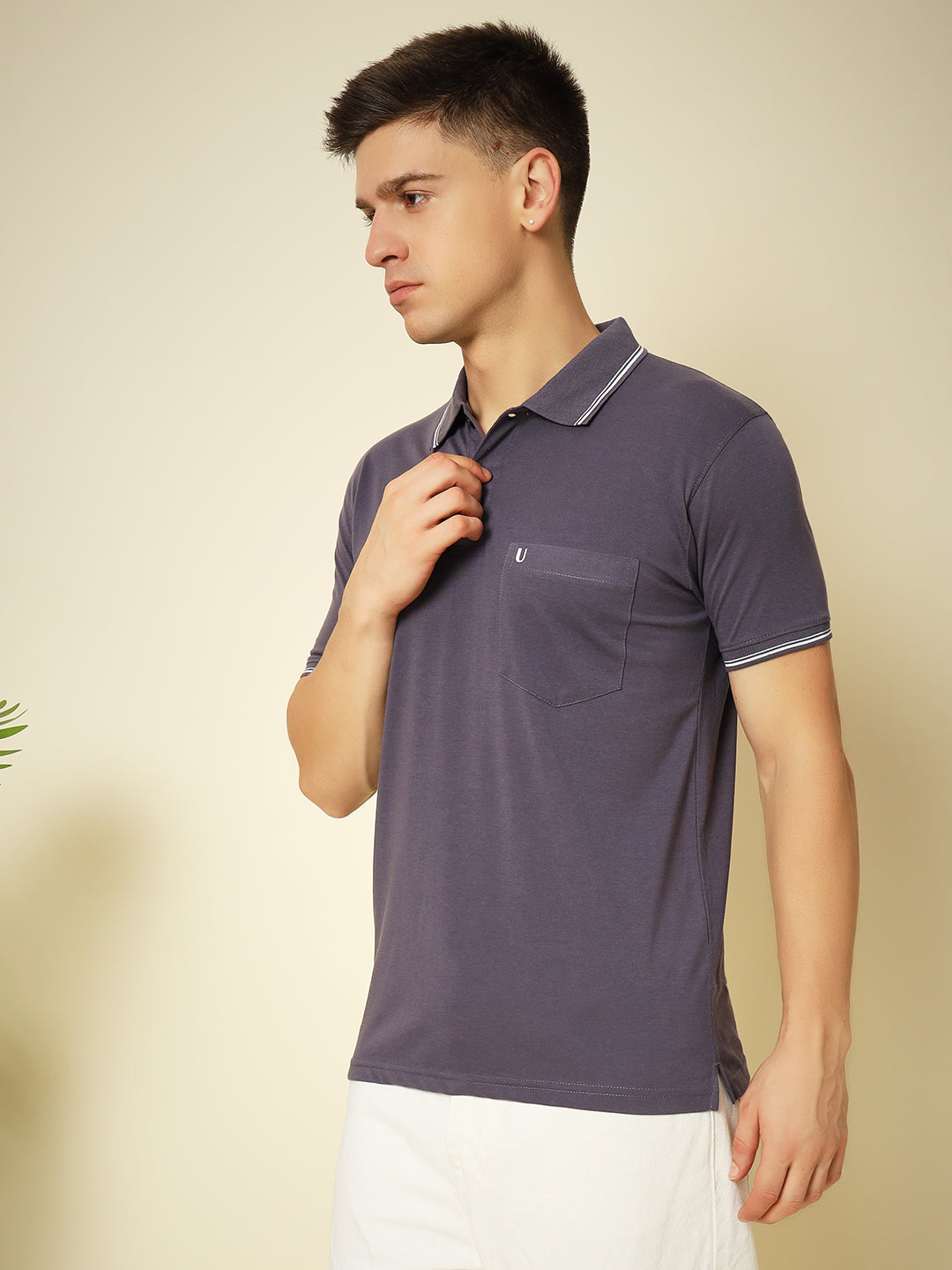 Men Premium Solid Polo