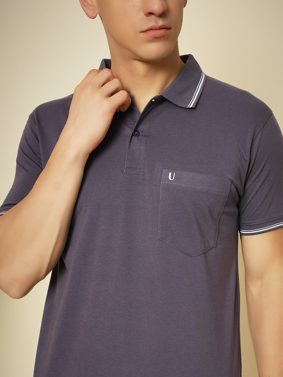 Men Premium Solid Polo
