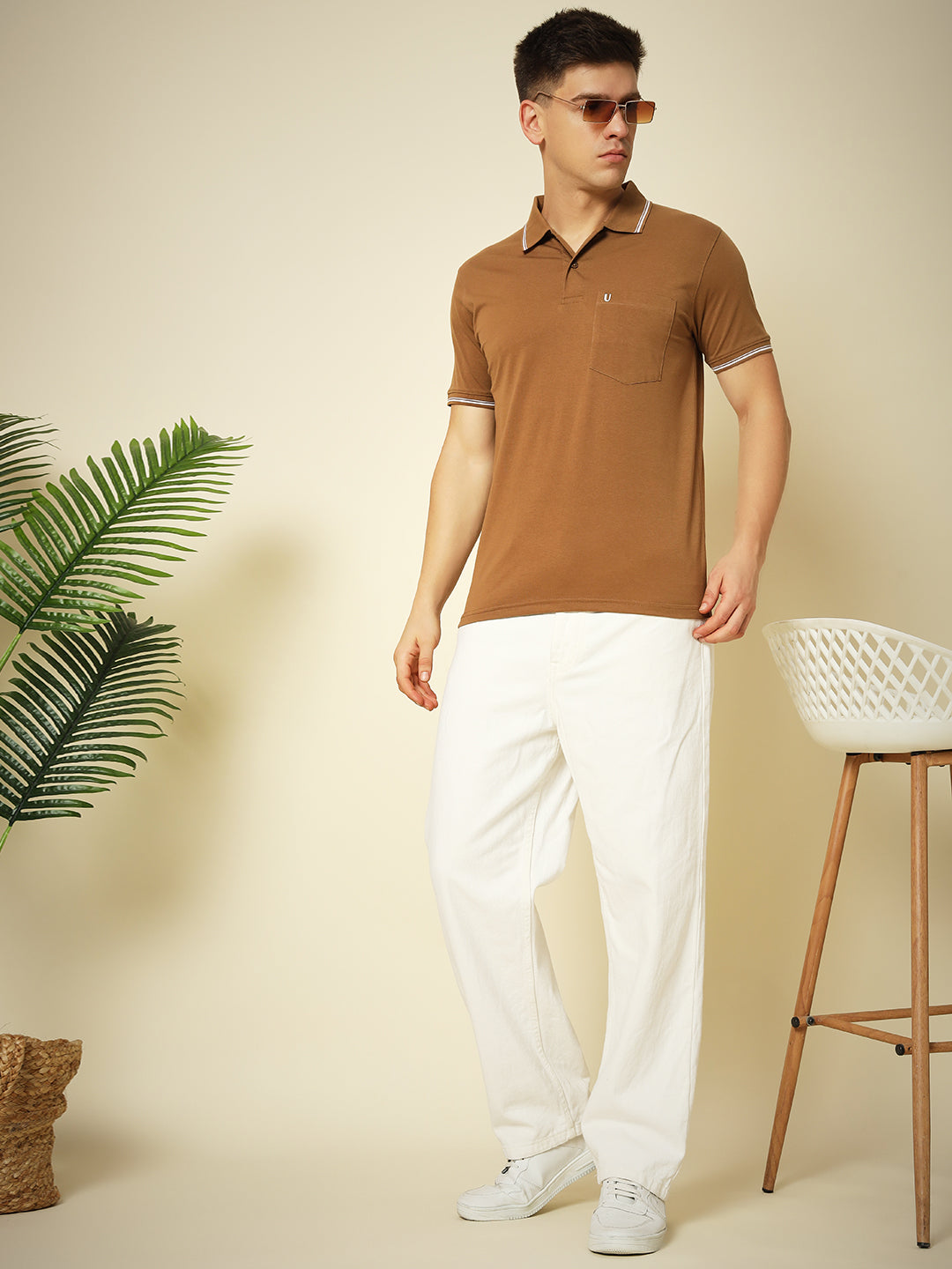 Men Premium Solid Polo