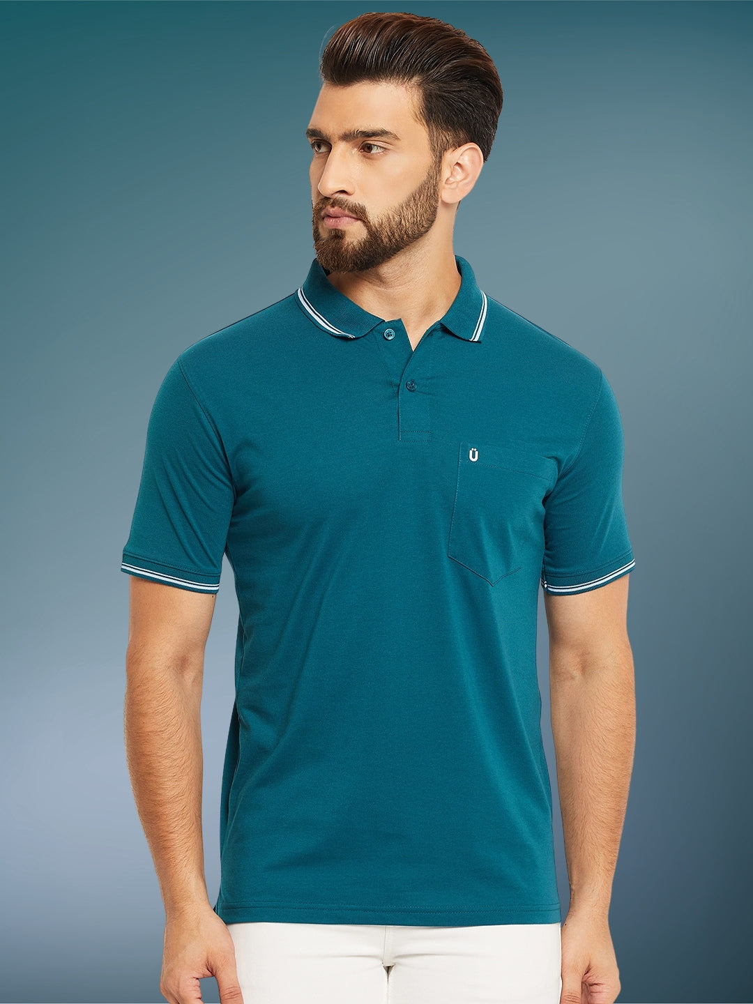 Men Premium Solid Polo