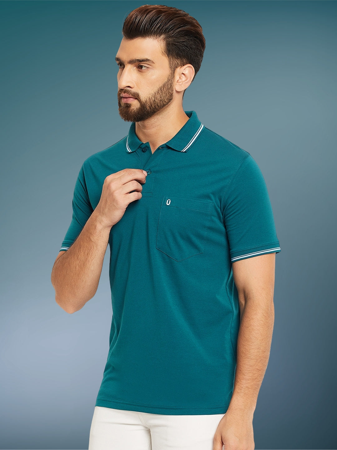 Men Premium Solid Polo