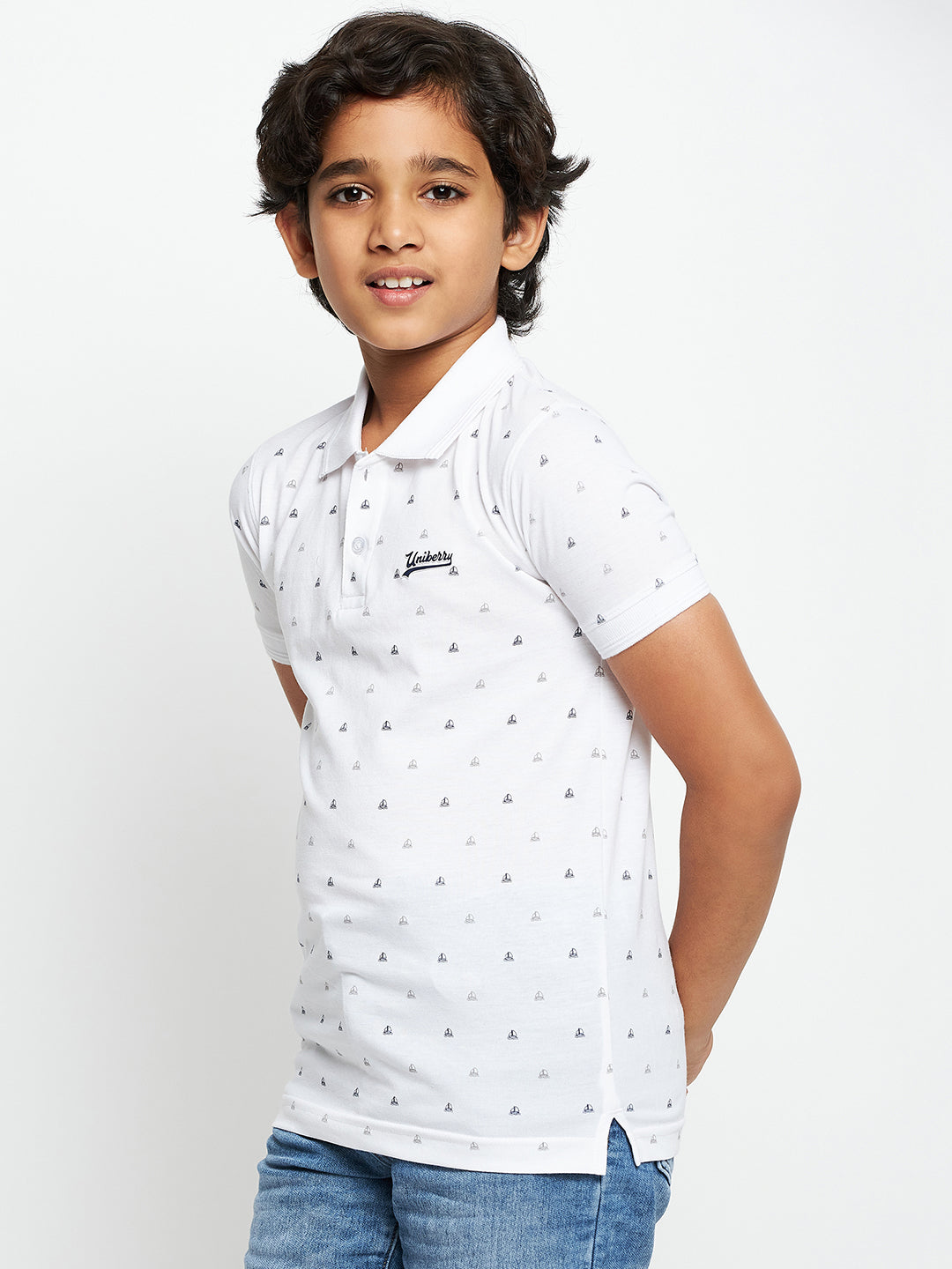 Junior AOP Polo T-Shirt