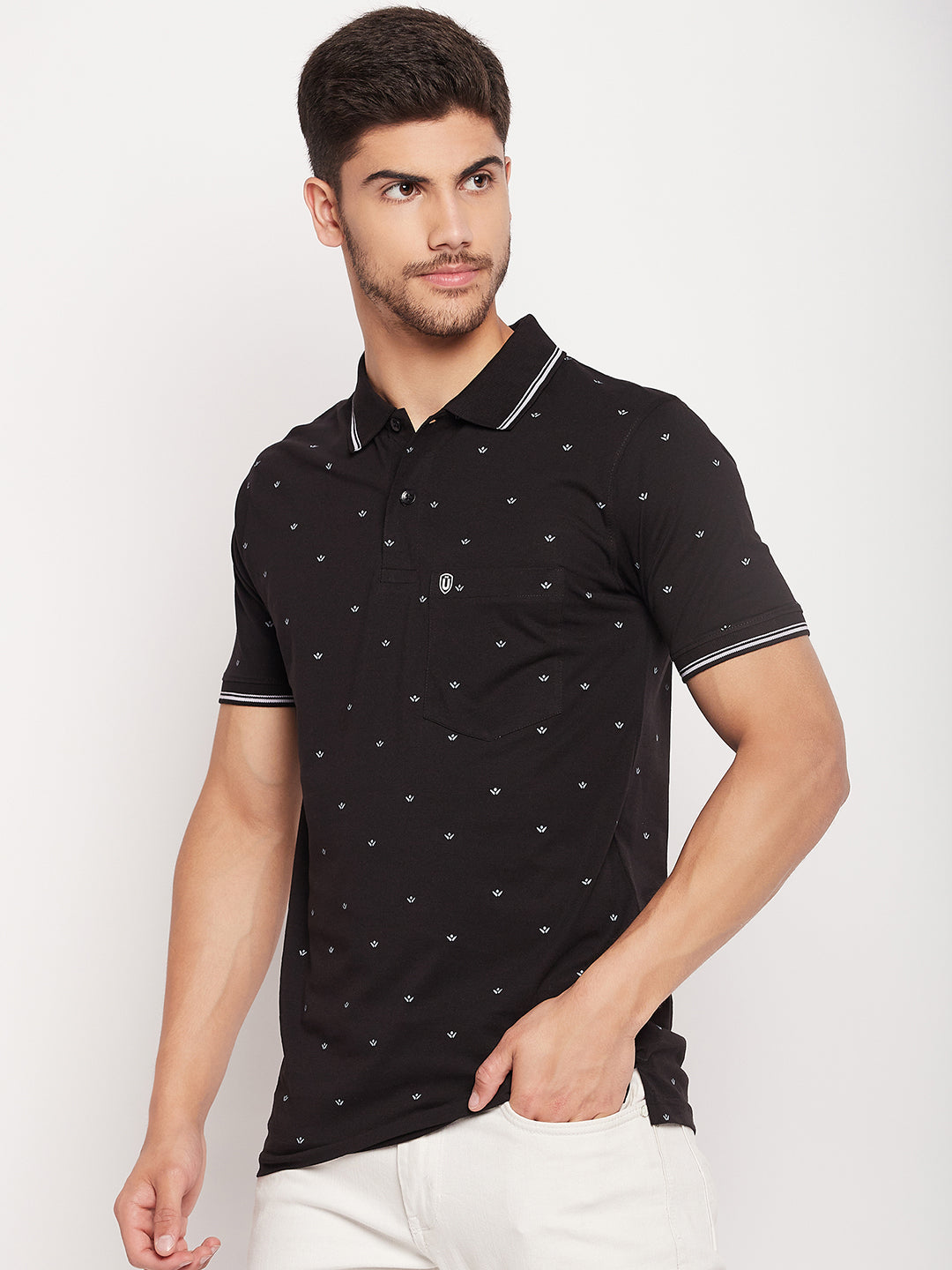 Men Printed Polo