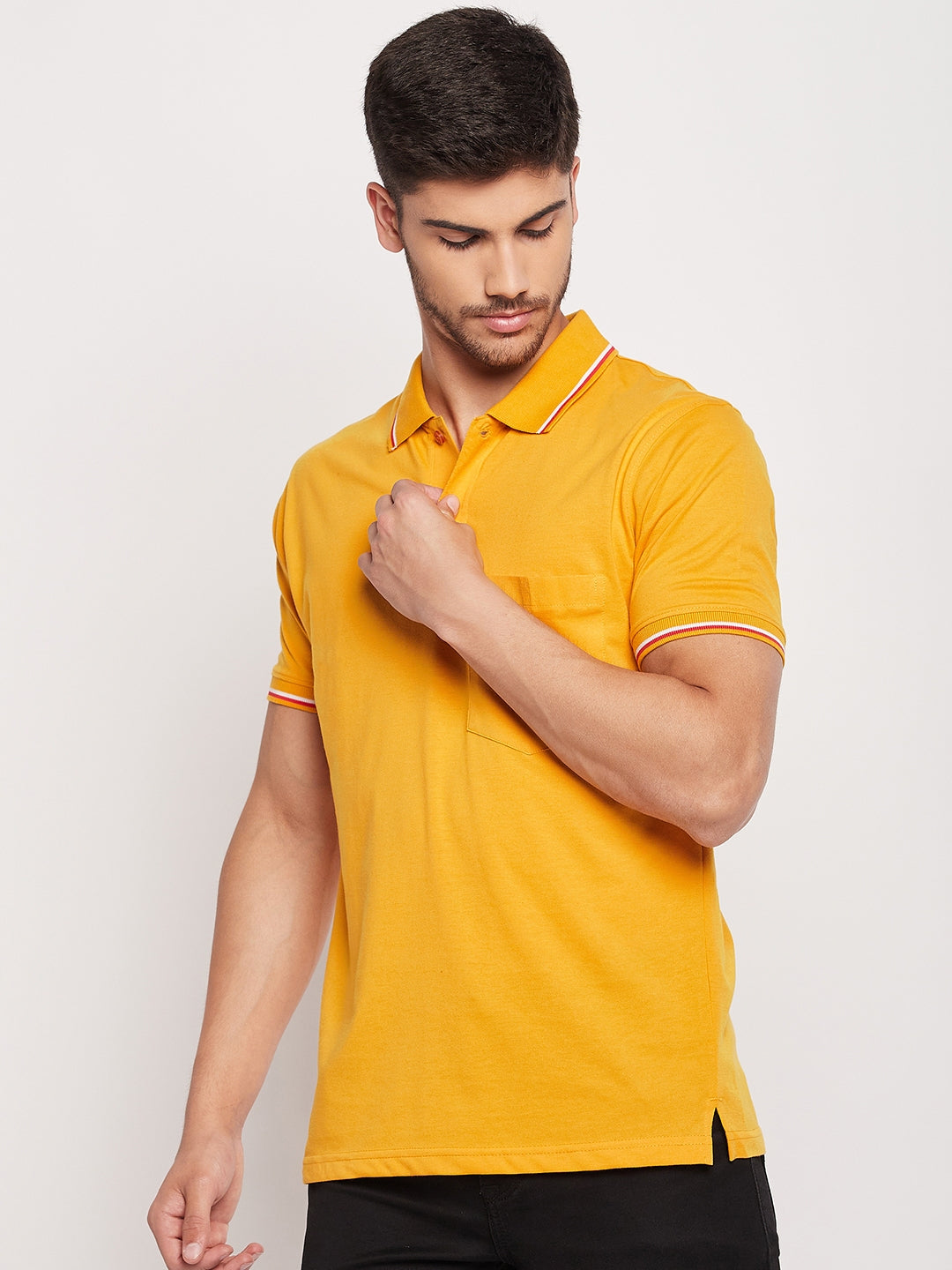 Men Premium Solid Polo