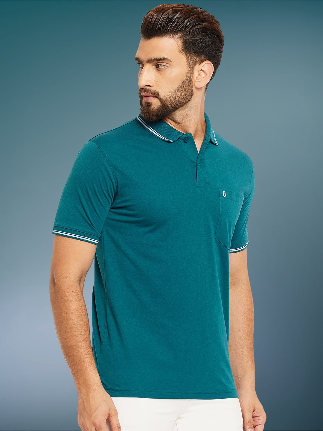 Men Premium Solid Polo