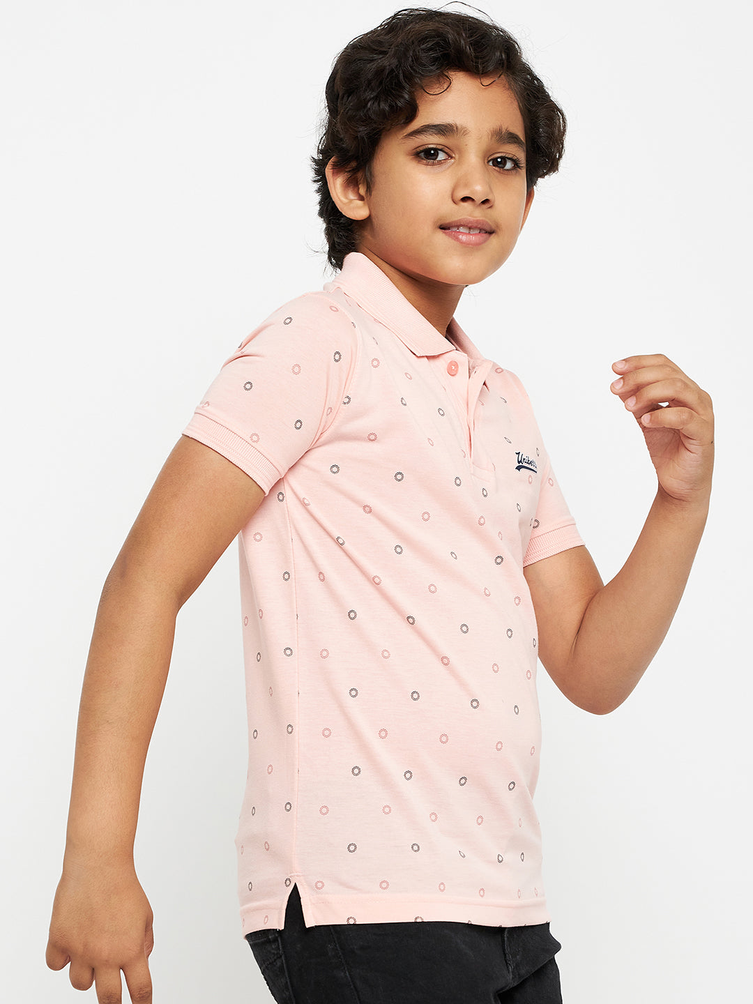 Junior Printed Polo T-Shirt
