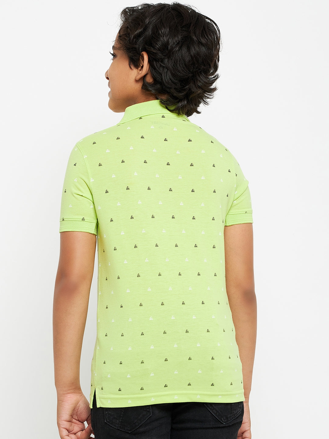 Junior Printed Polo T-Shirt