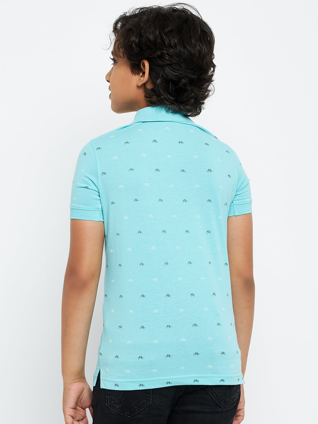 Junior Printed Polo T-Shirt
