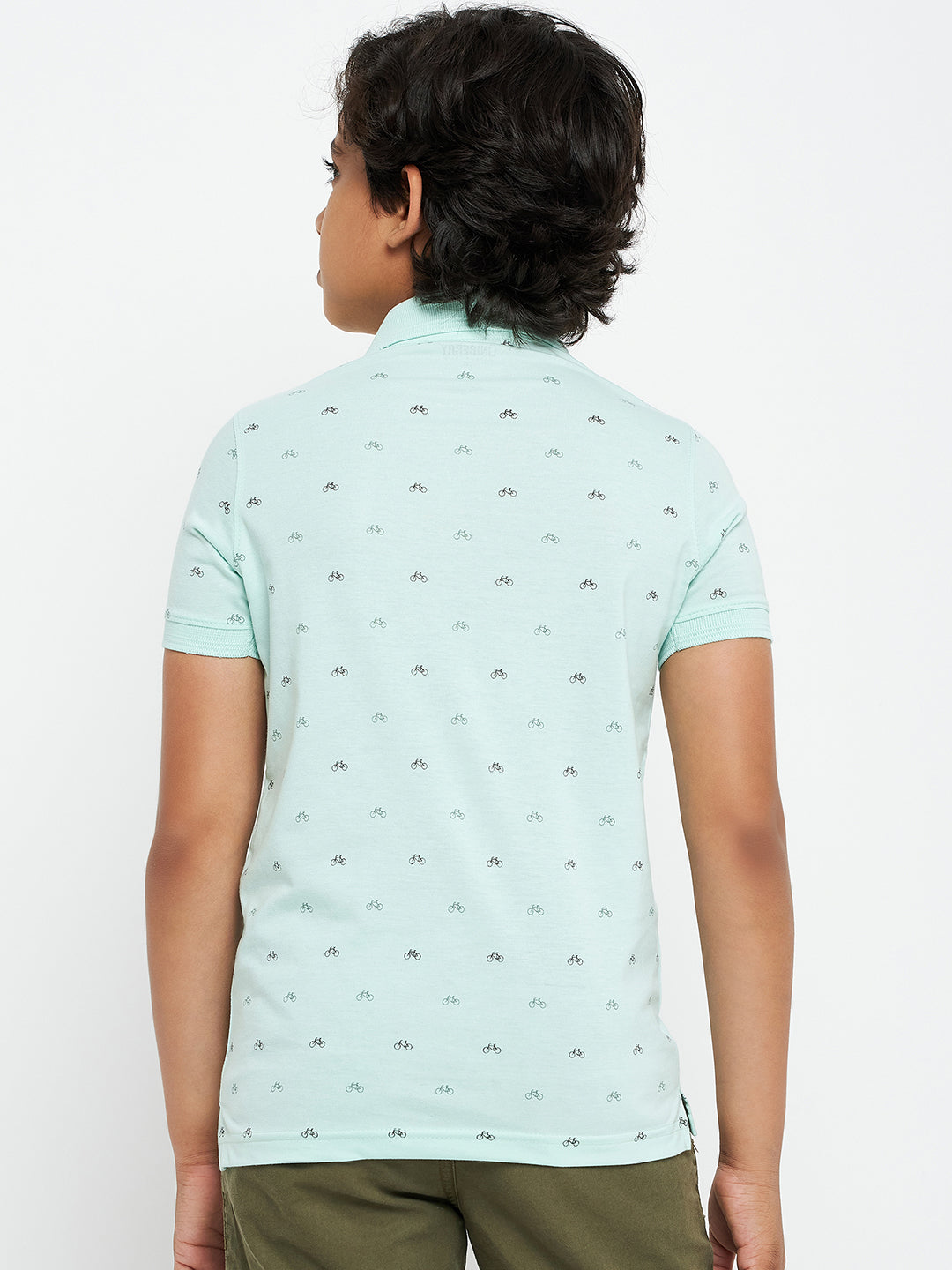 Junior Printed Polo T-Shirt