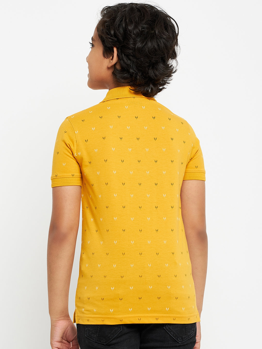 Junior Printed Polo T-Shirt