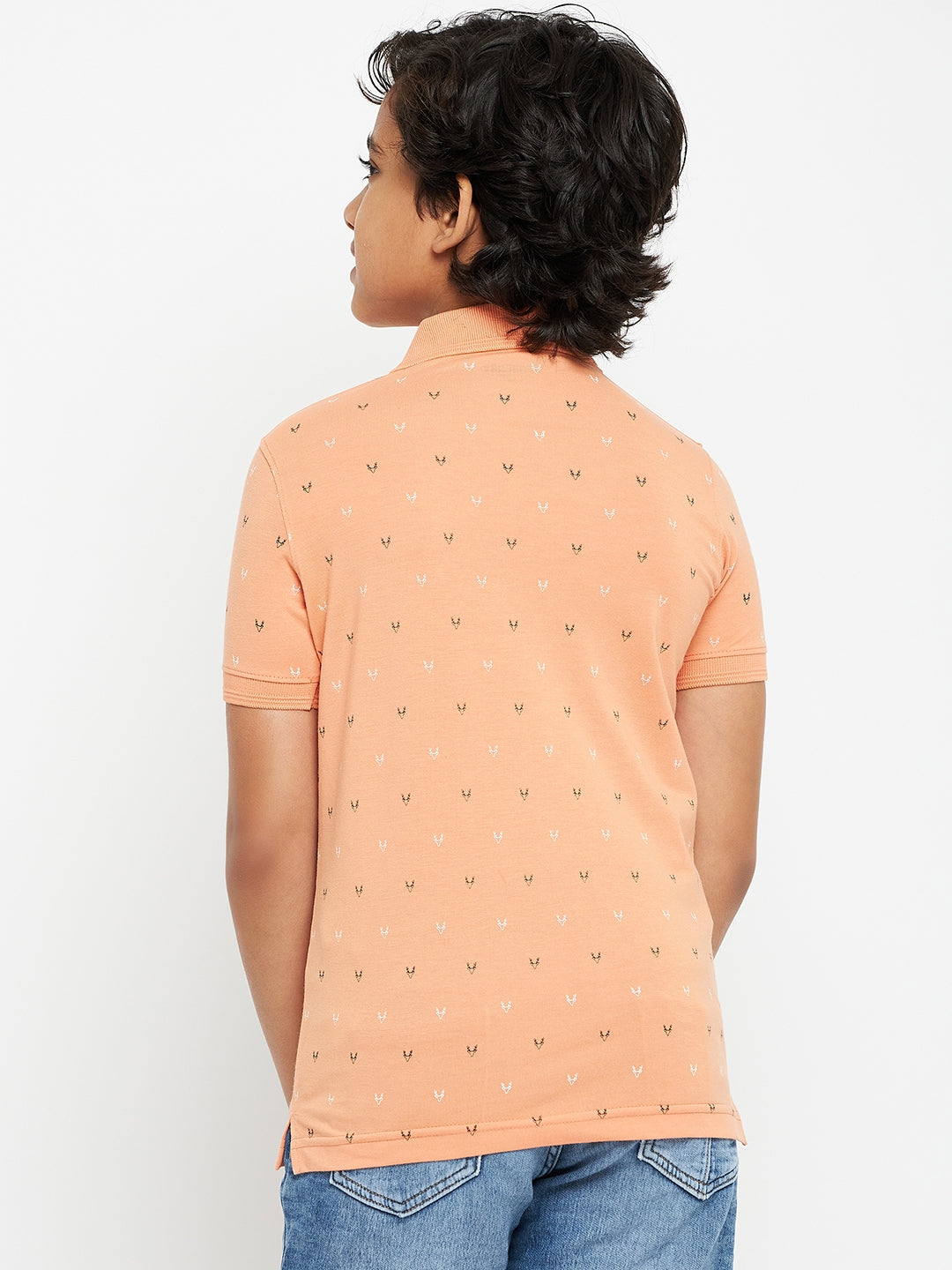 Junior Printed Polo T-Shirt