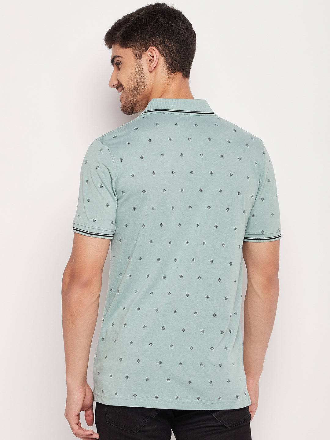 Men Printed Polo