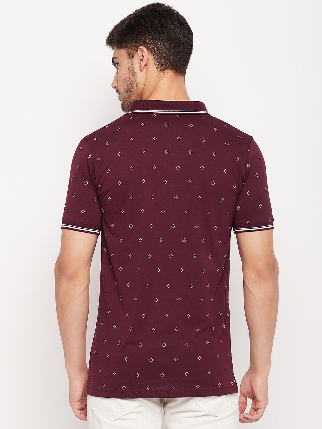 Men Printed Polo