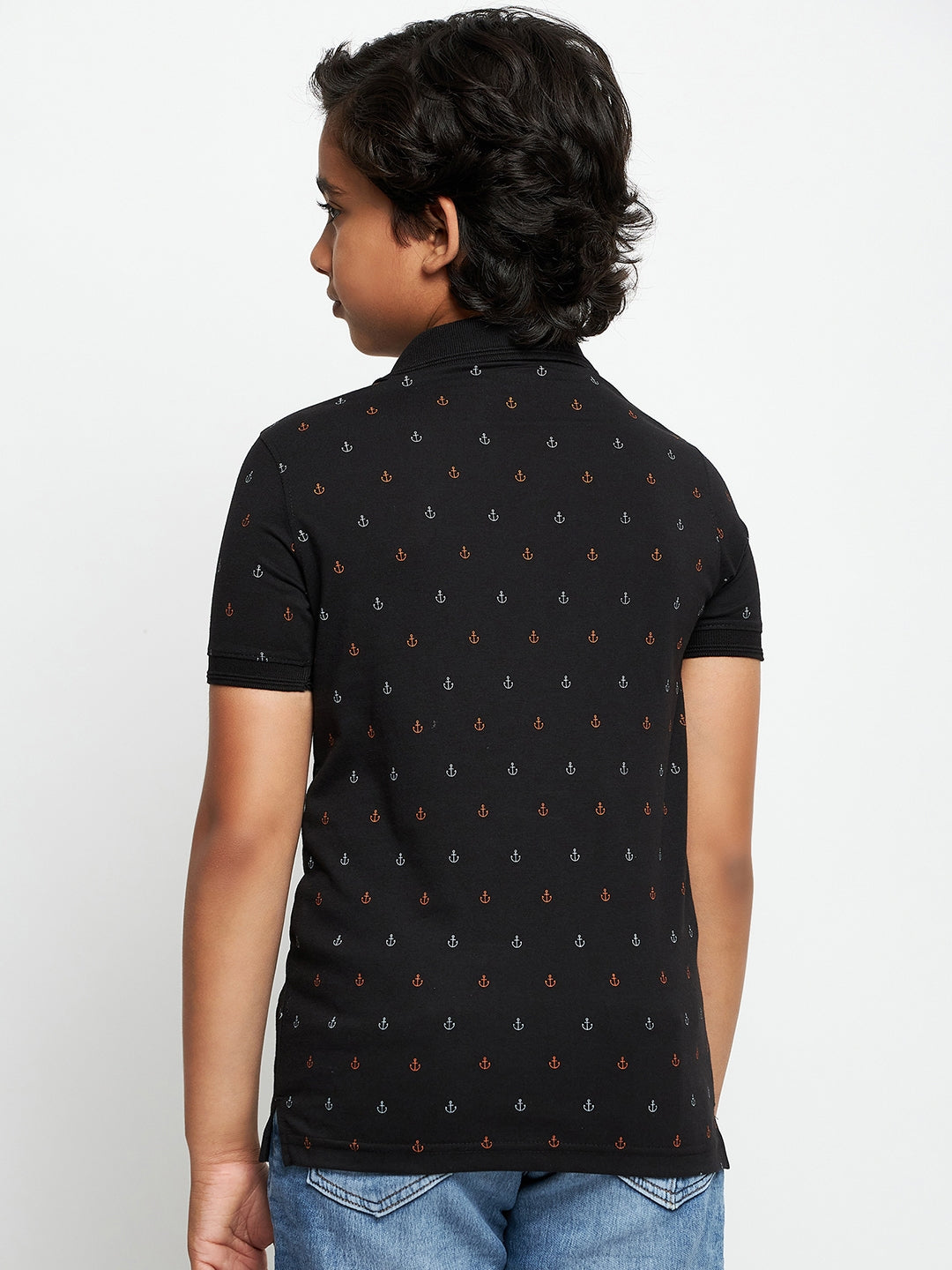 Junior Printed Polo T-Shirt