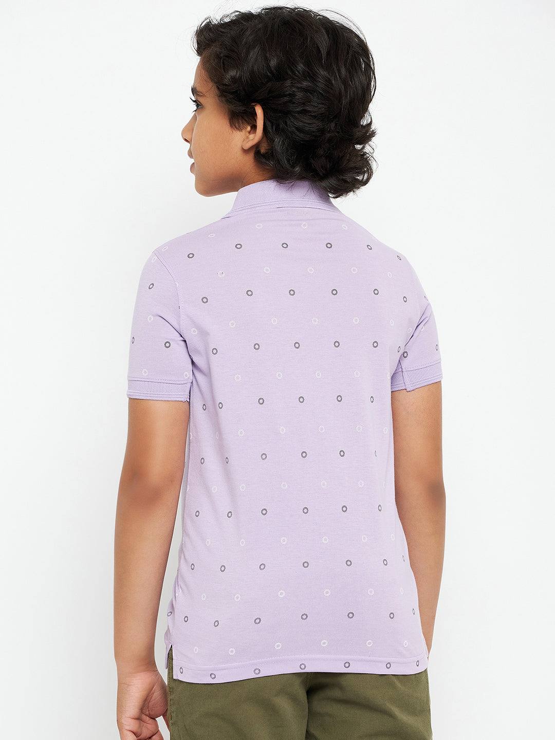Junior Printed Polo T-Shirt