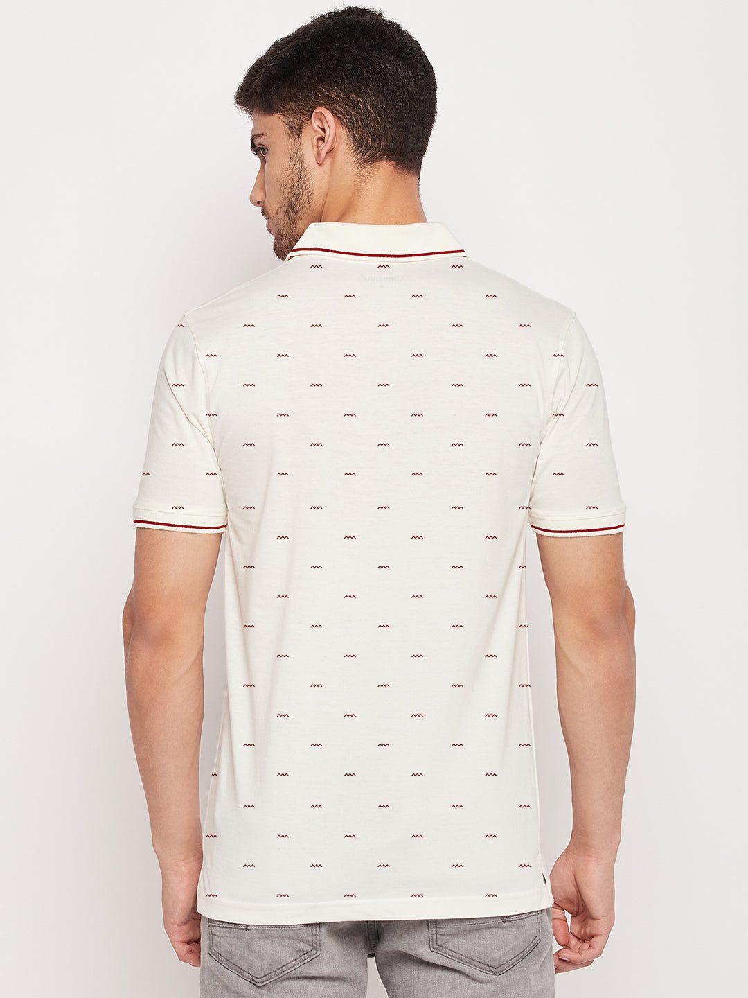 Men Printed Polo