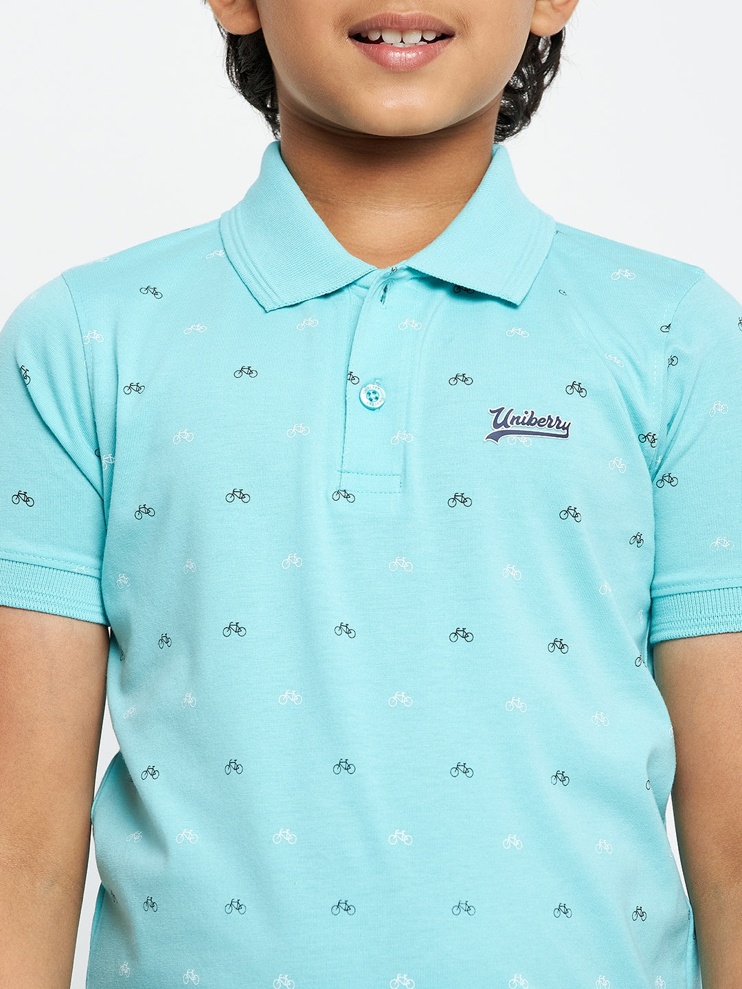Junior Printed Polo T-Shirt