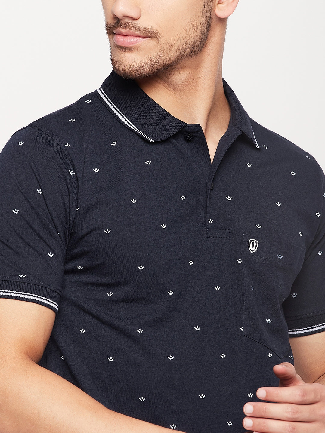 Men Printed Polo