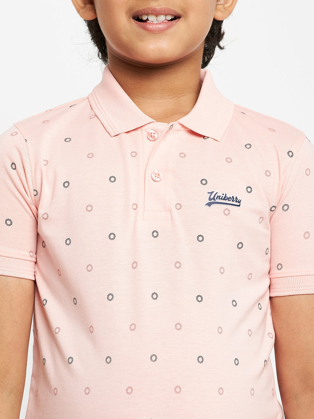Junior Printed Polo T-Shirt