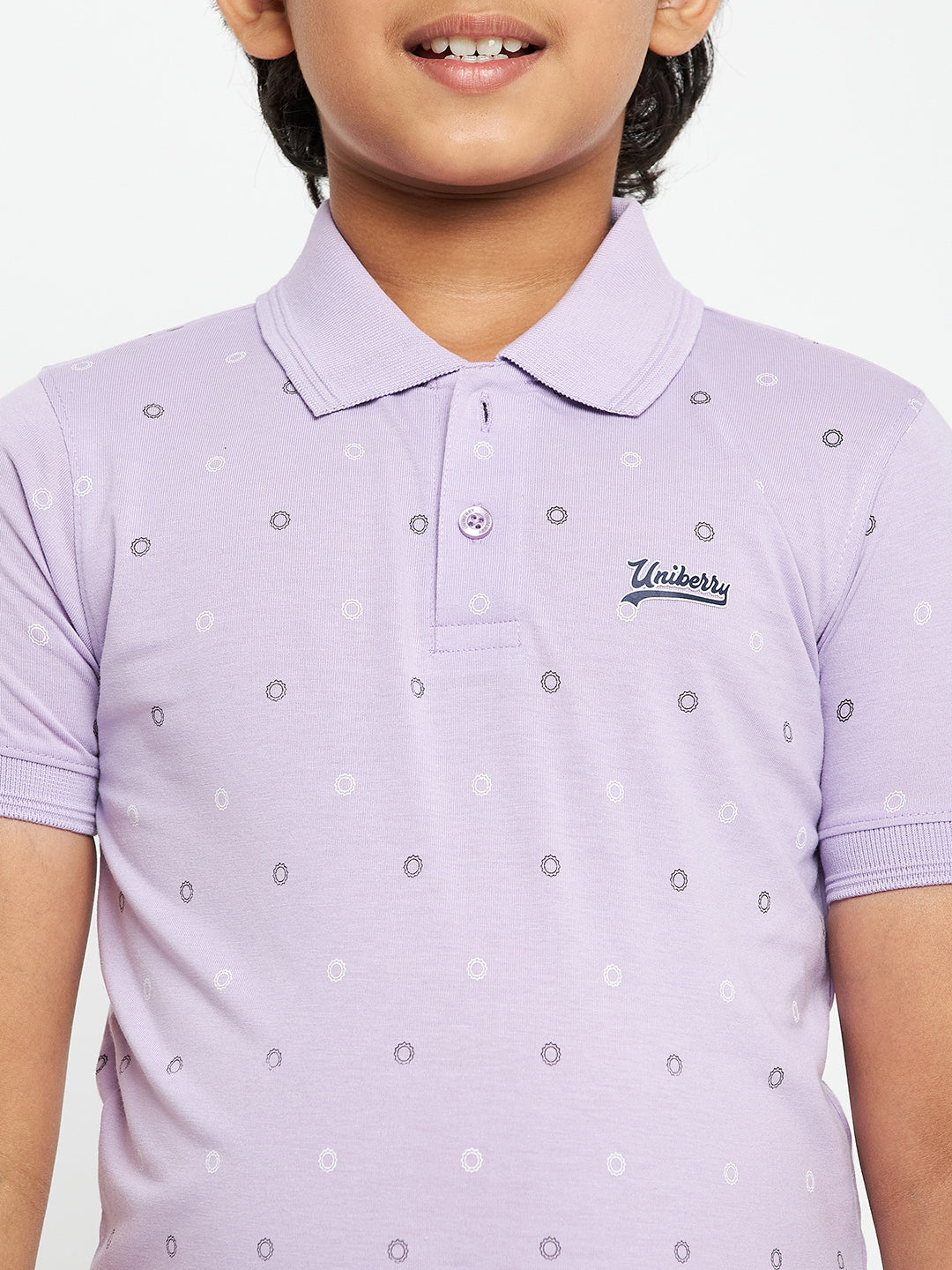 Junior Printed Polo T-Shirt