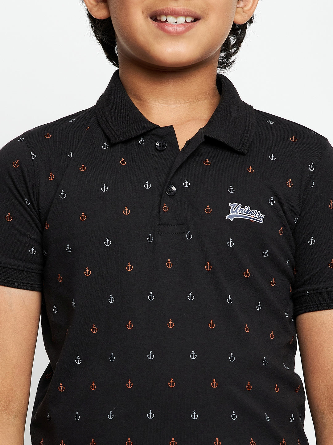 Junior Printed Polo T-Shirt