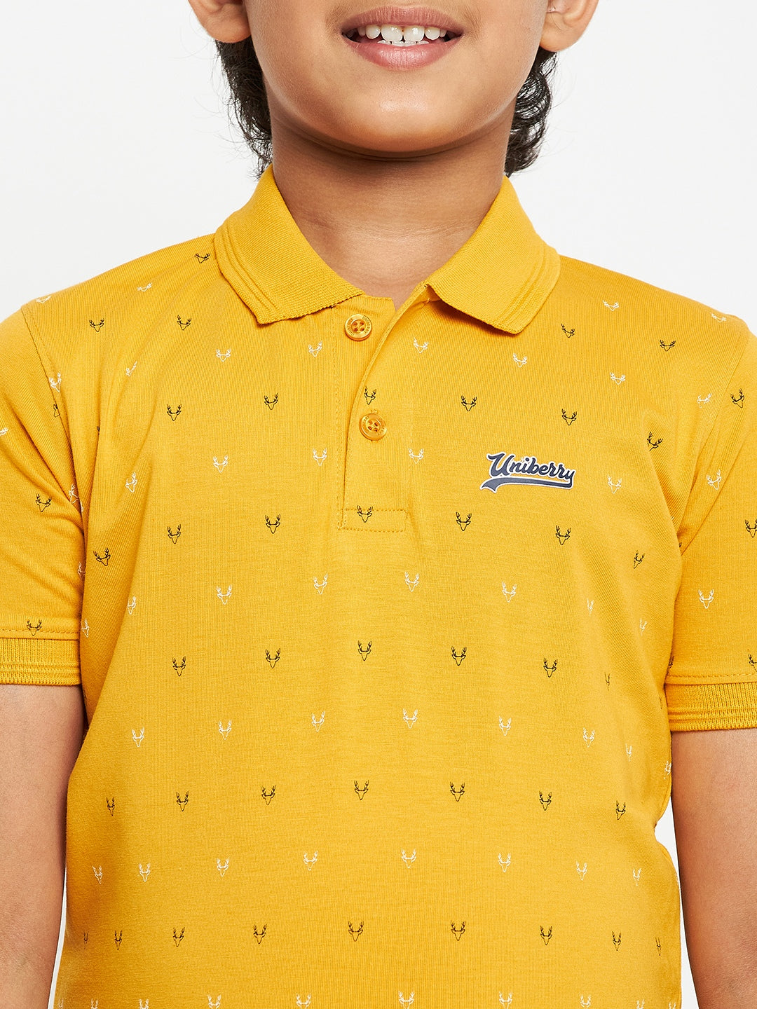 Junior Printed Polo T-Shirt