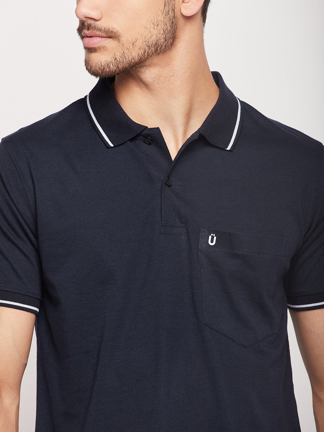 Men Premium Solid Polo