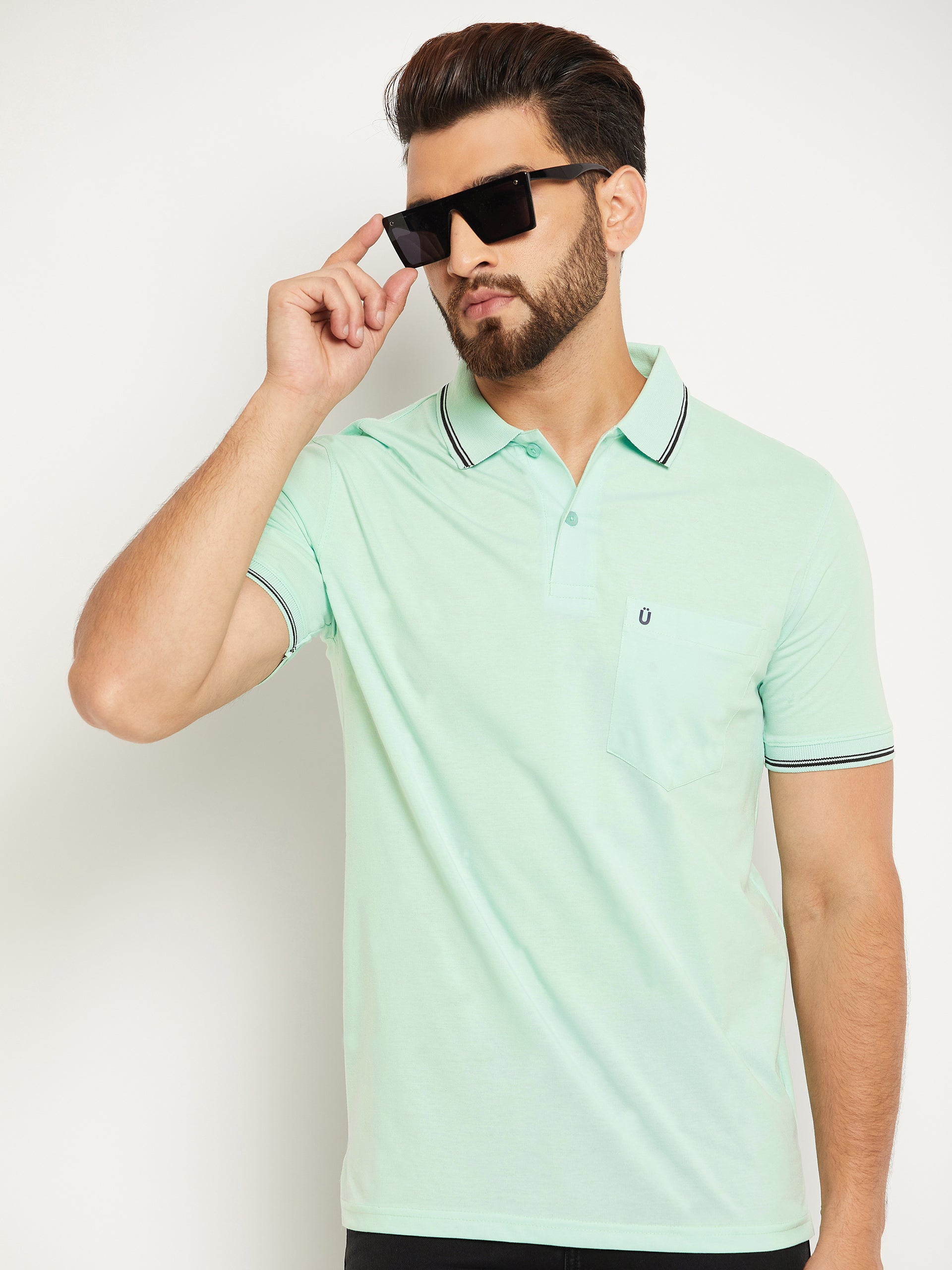 Men Premium Solid Polo