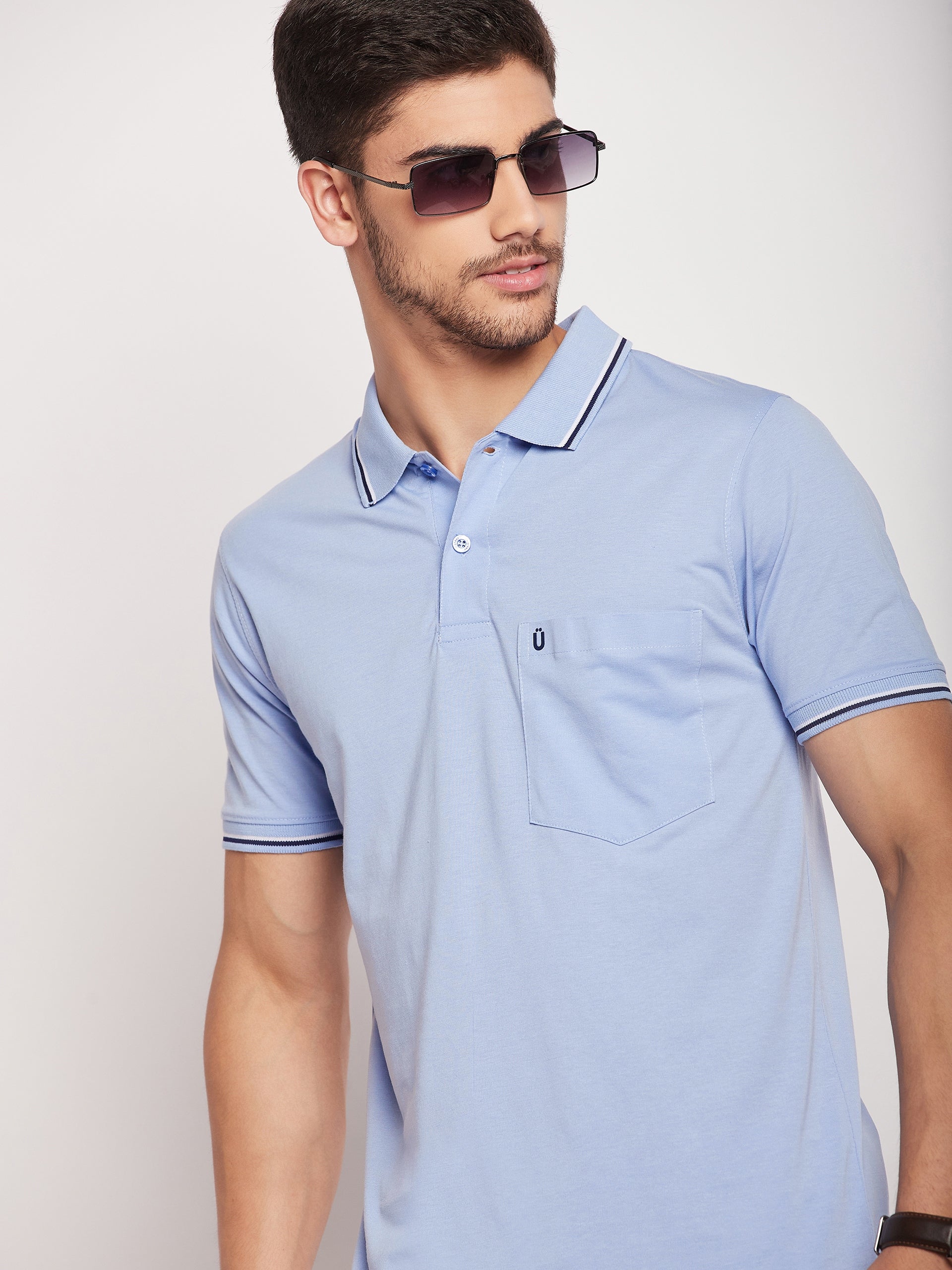 Men Premium Solid Polo