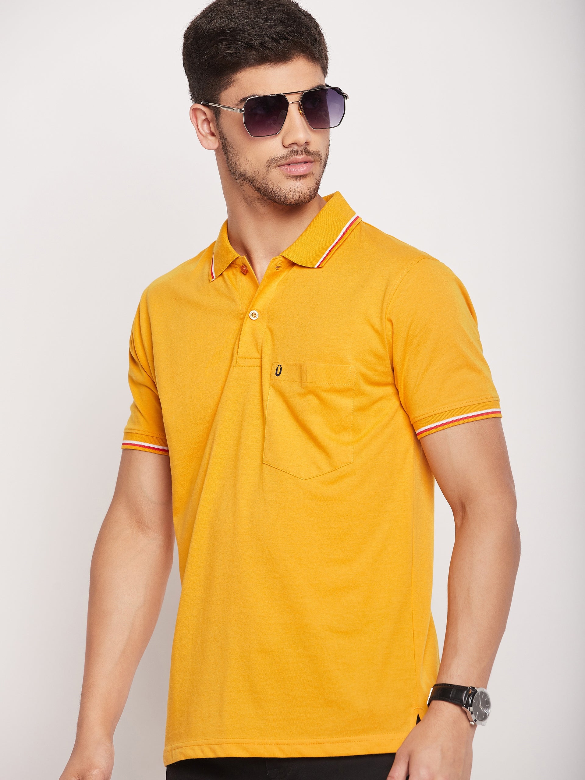Men Premium Solid Polo