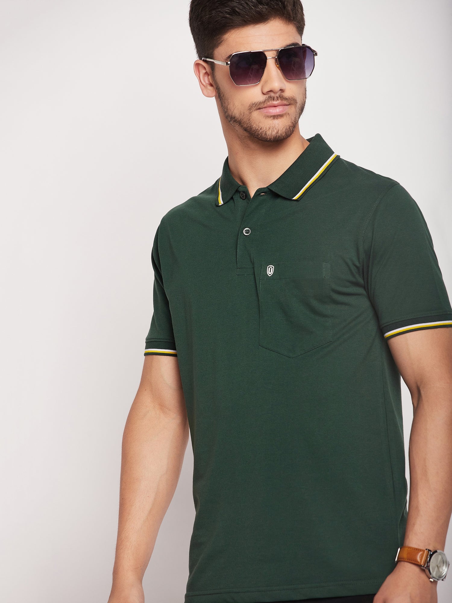Men Premium Solid Polo