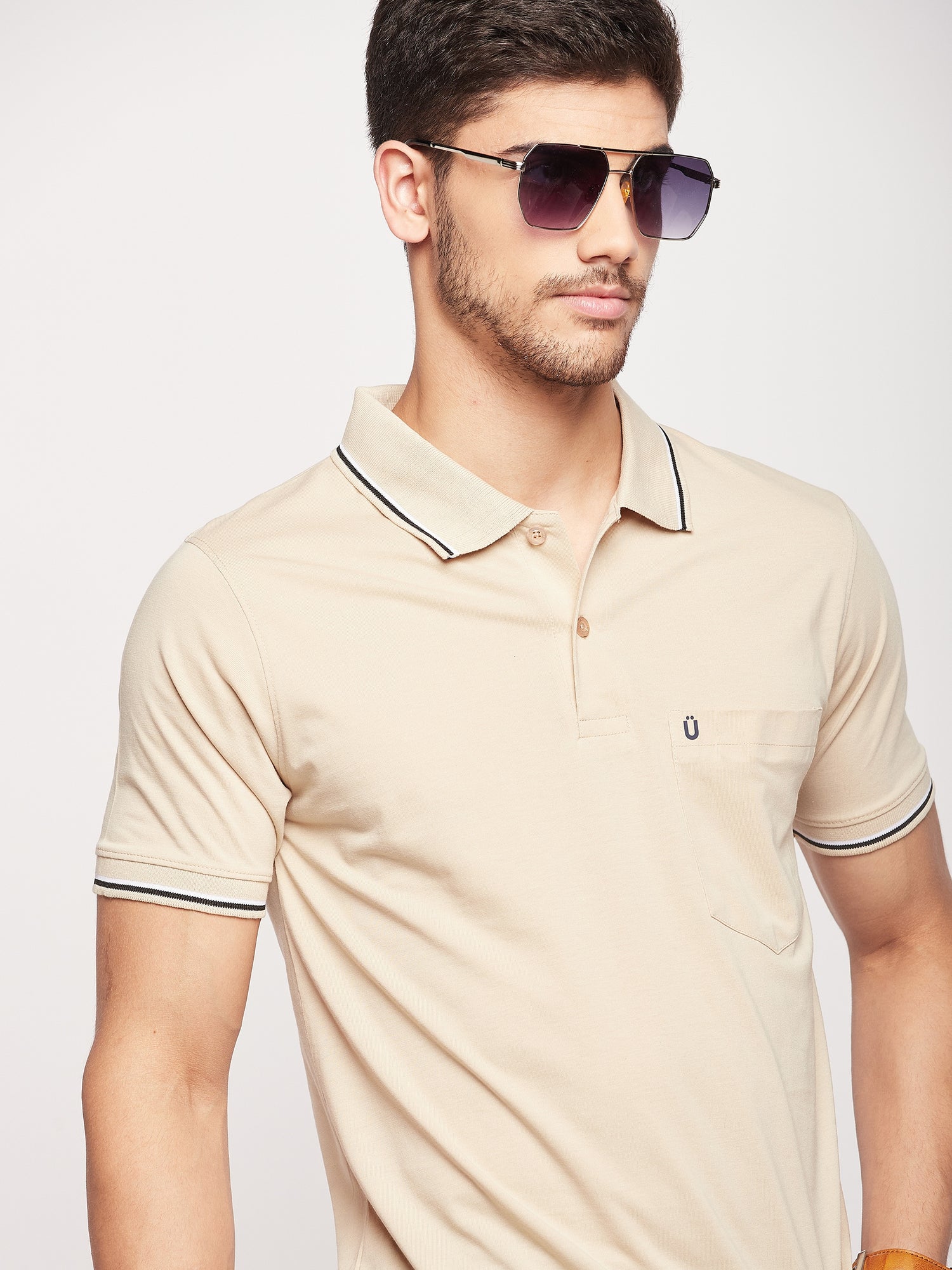 Men Premium Solid Polo
