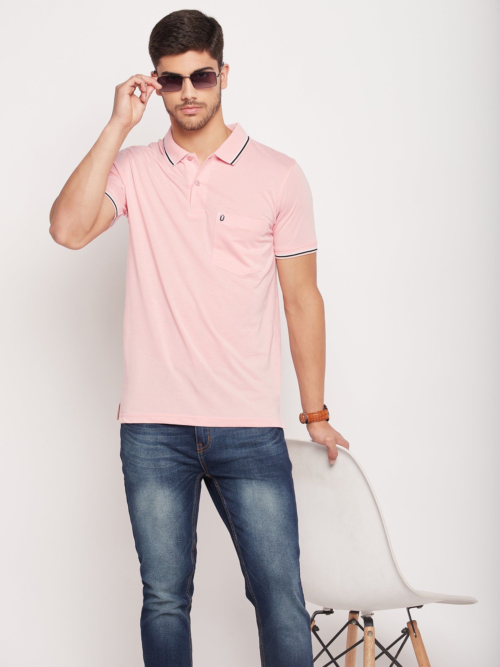 Men Premium Solid Polo