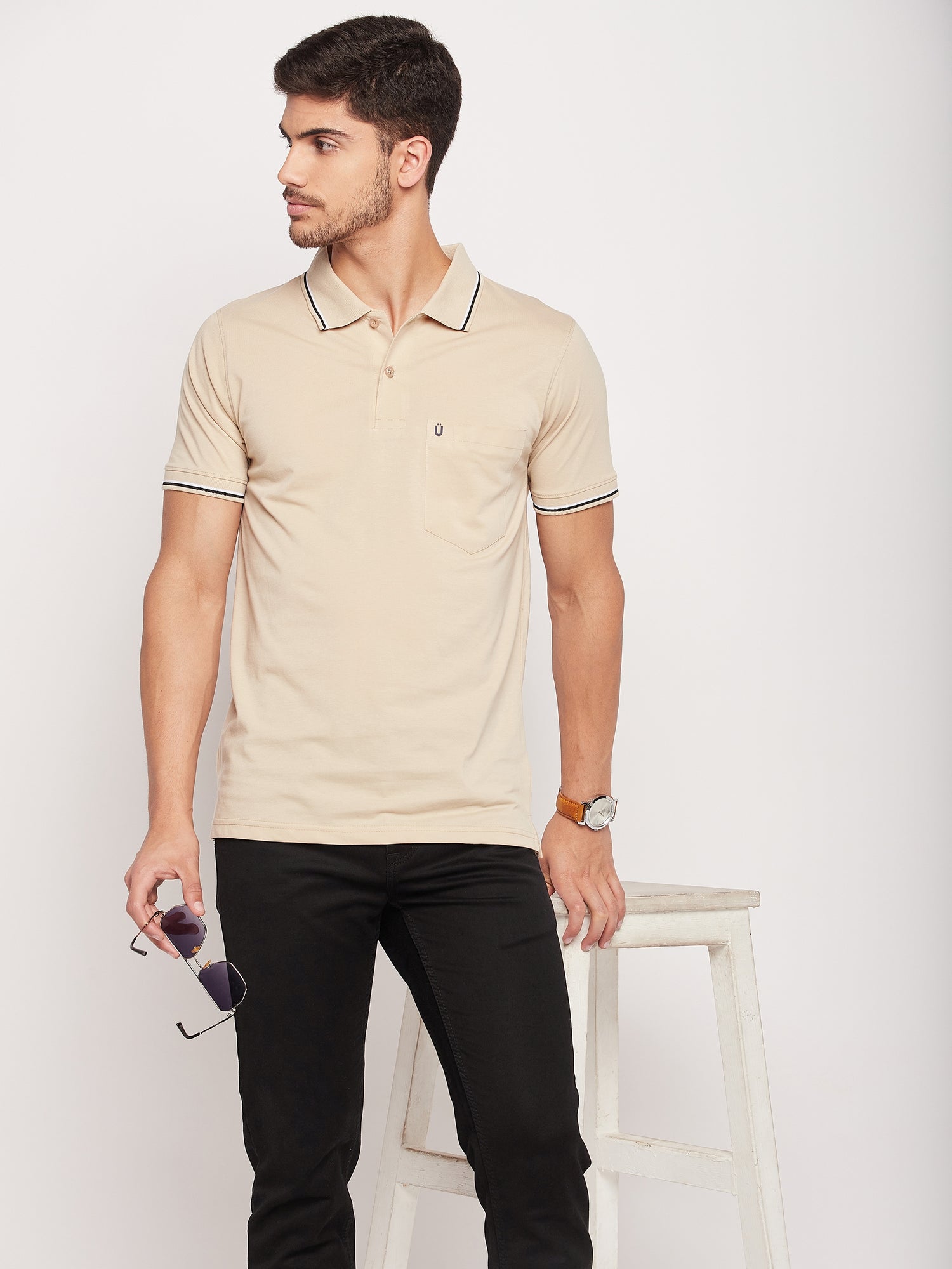Men Premium Solid Polo