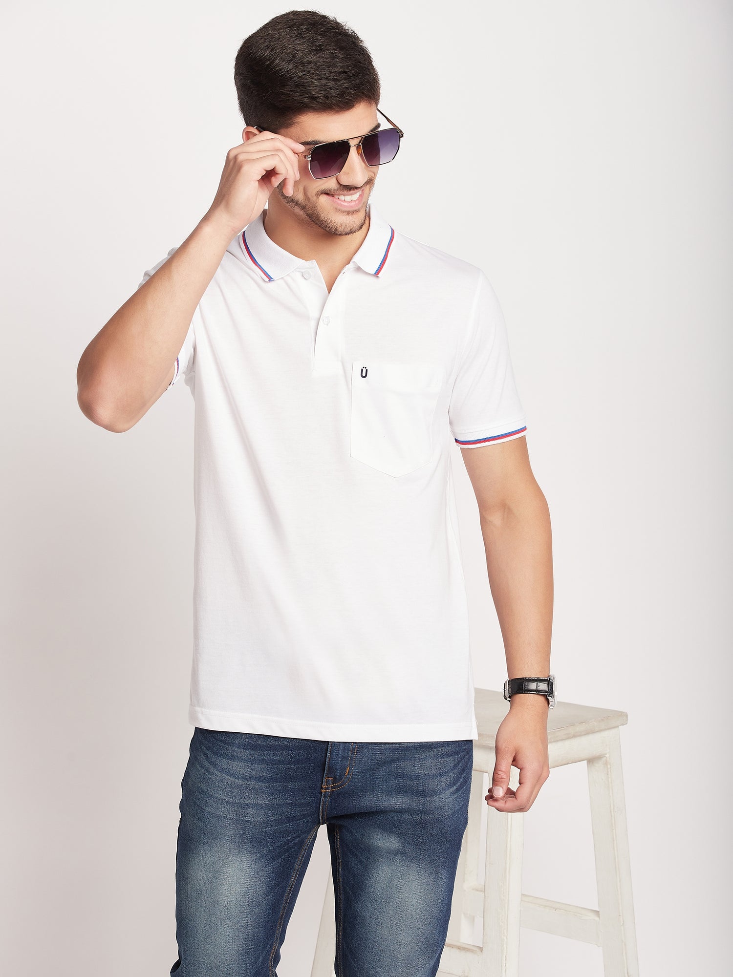 Men Premium Solid Polo