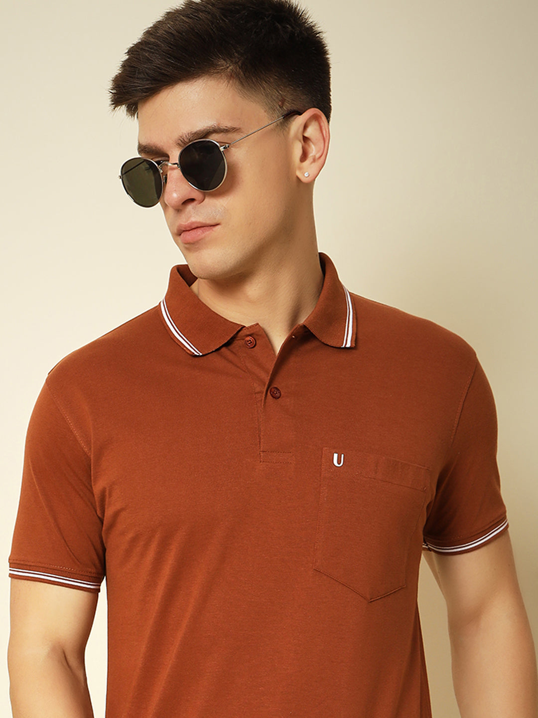 Men Premium Solid Polo