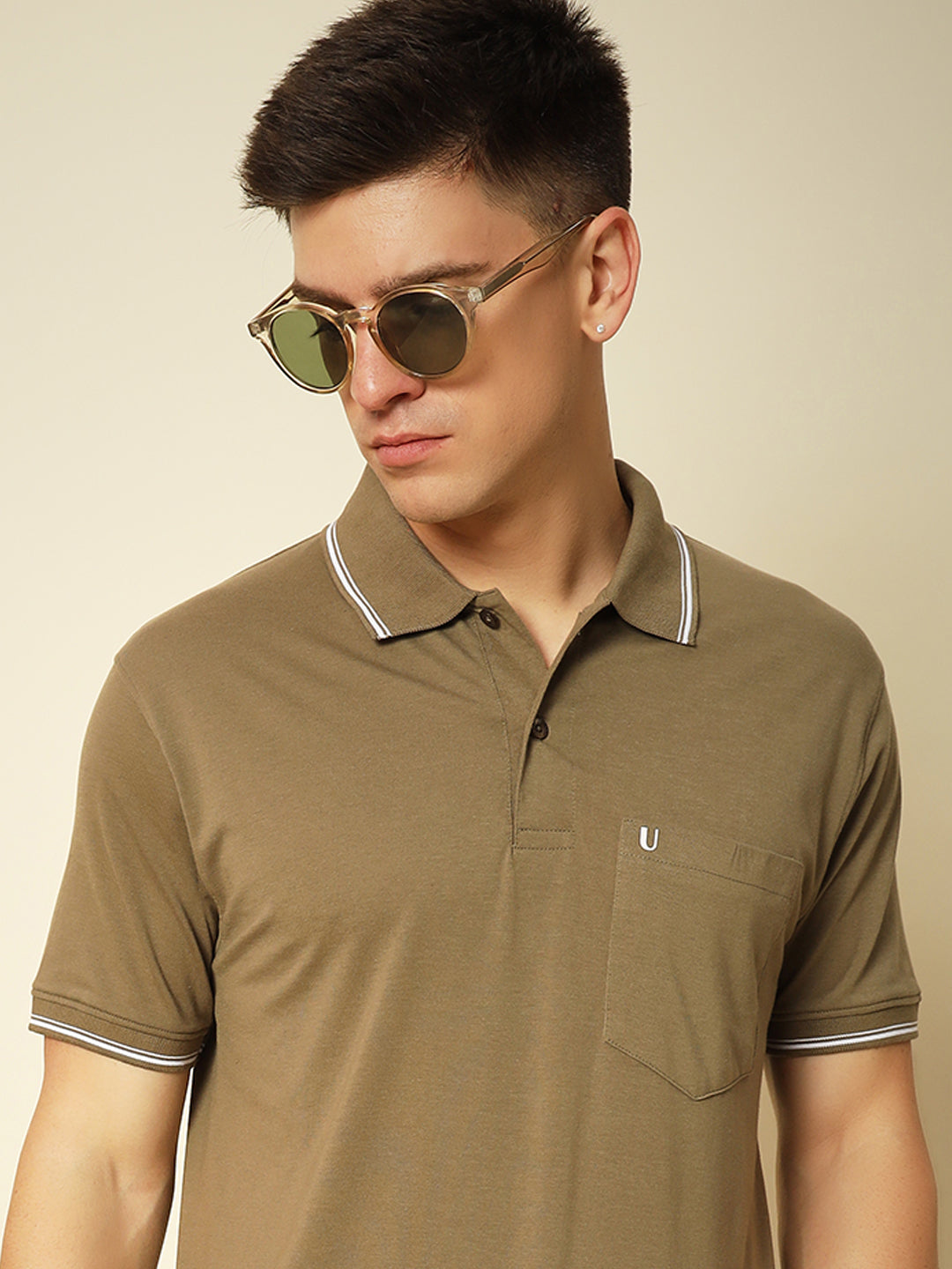 Men Premium Solid Polo