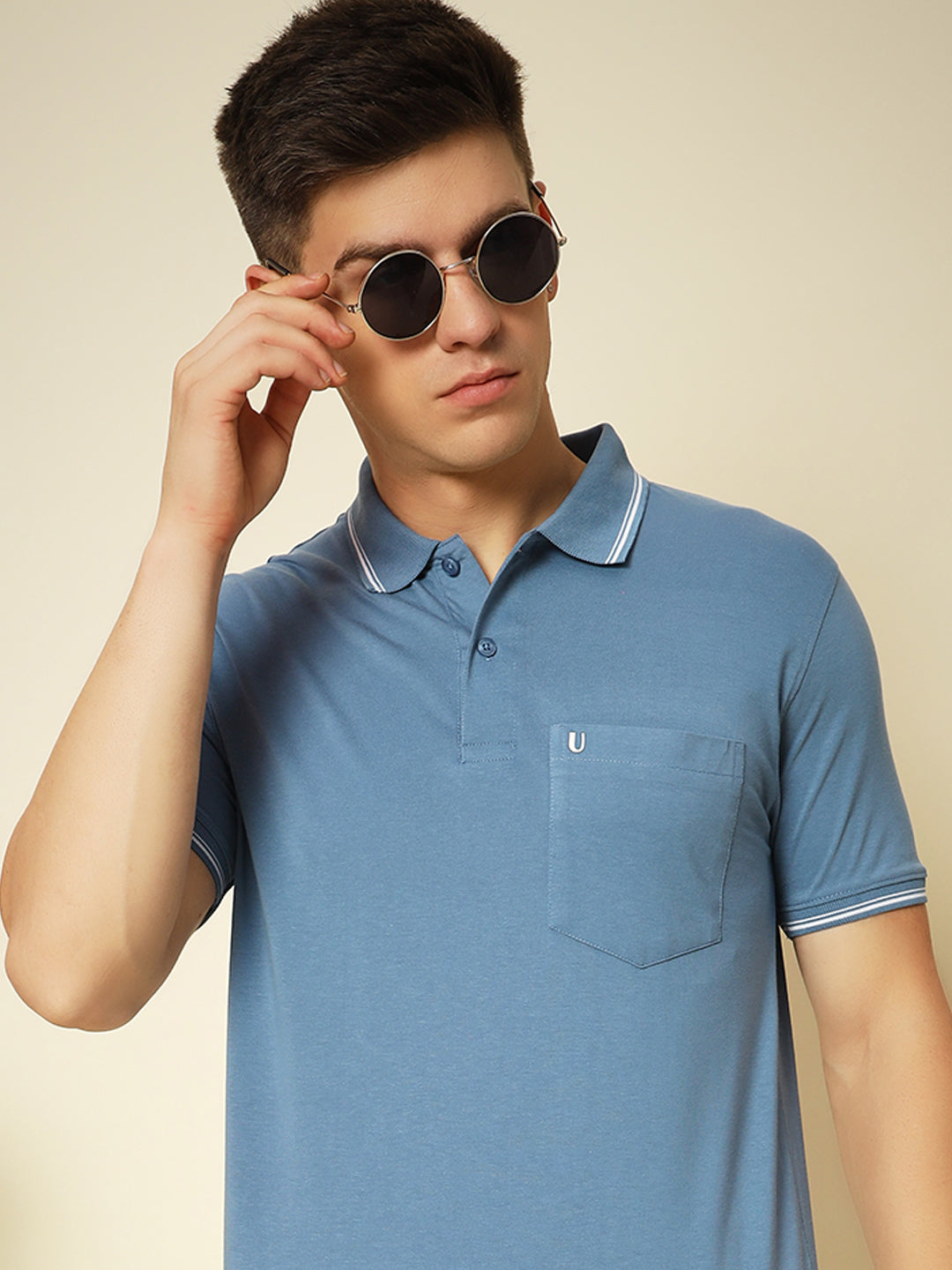 Men Premium Solid Polo