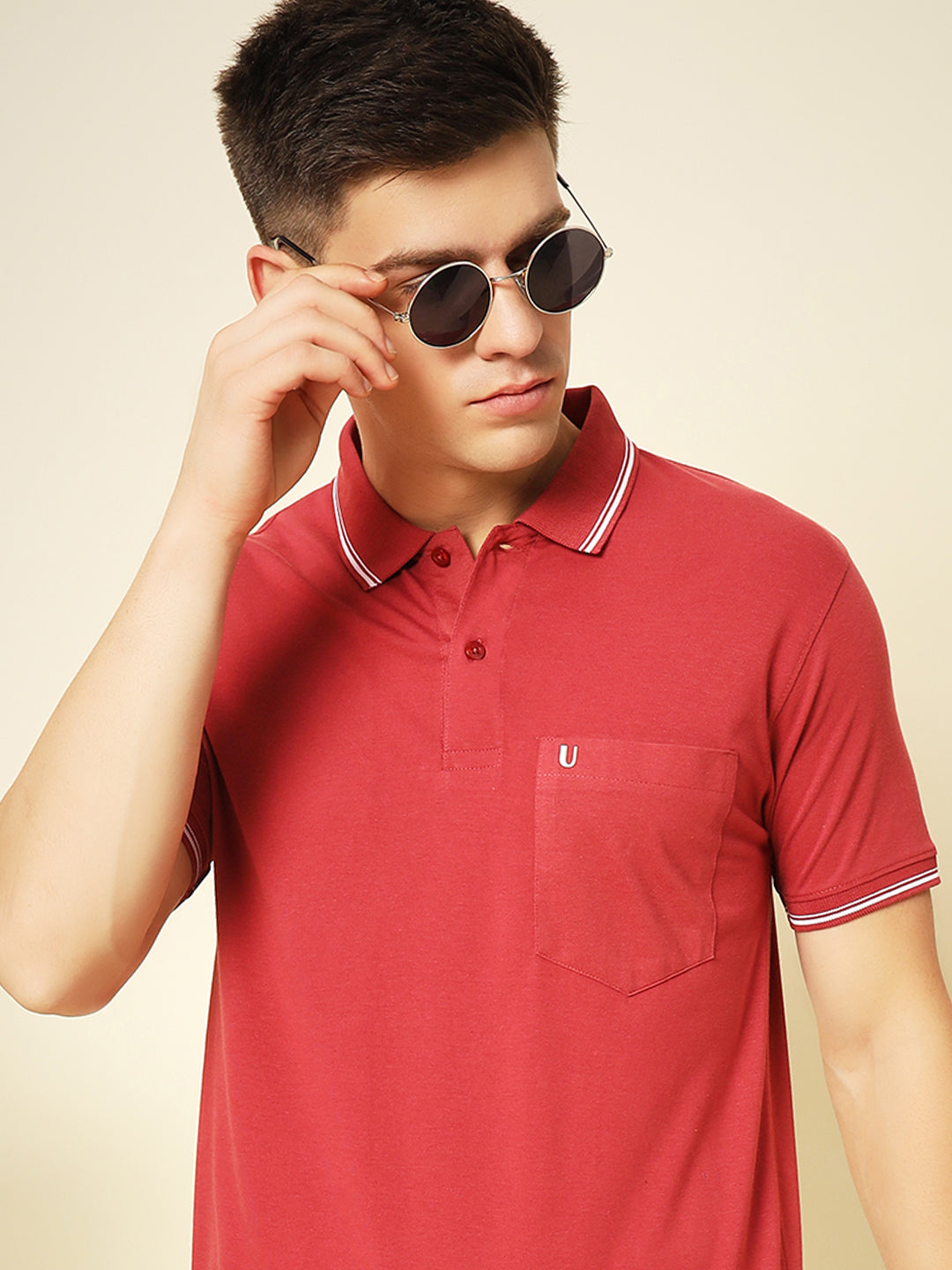 Men Premium Solid Polo